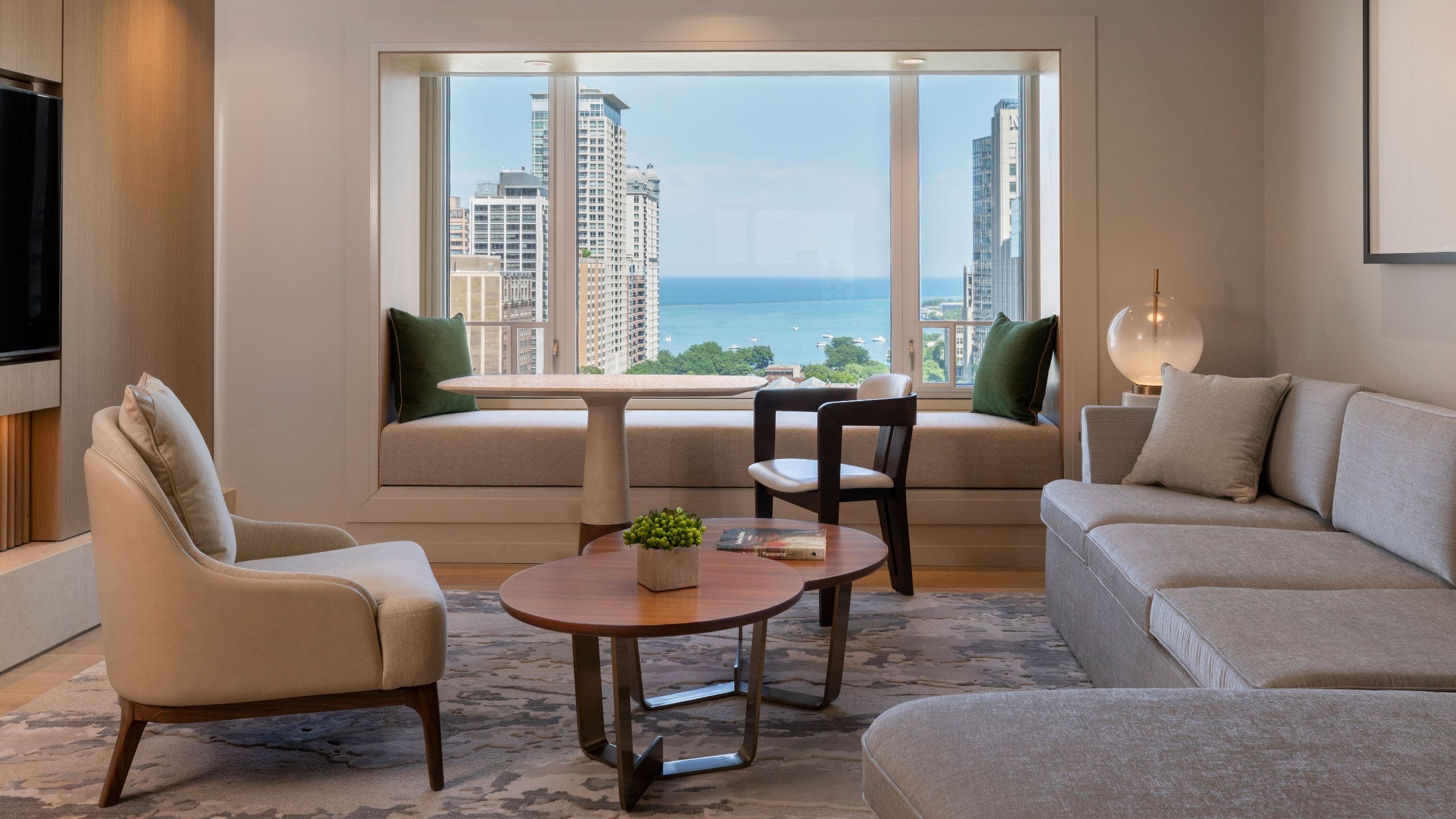 Park Hyatt Chicago Suite Living Room