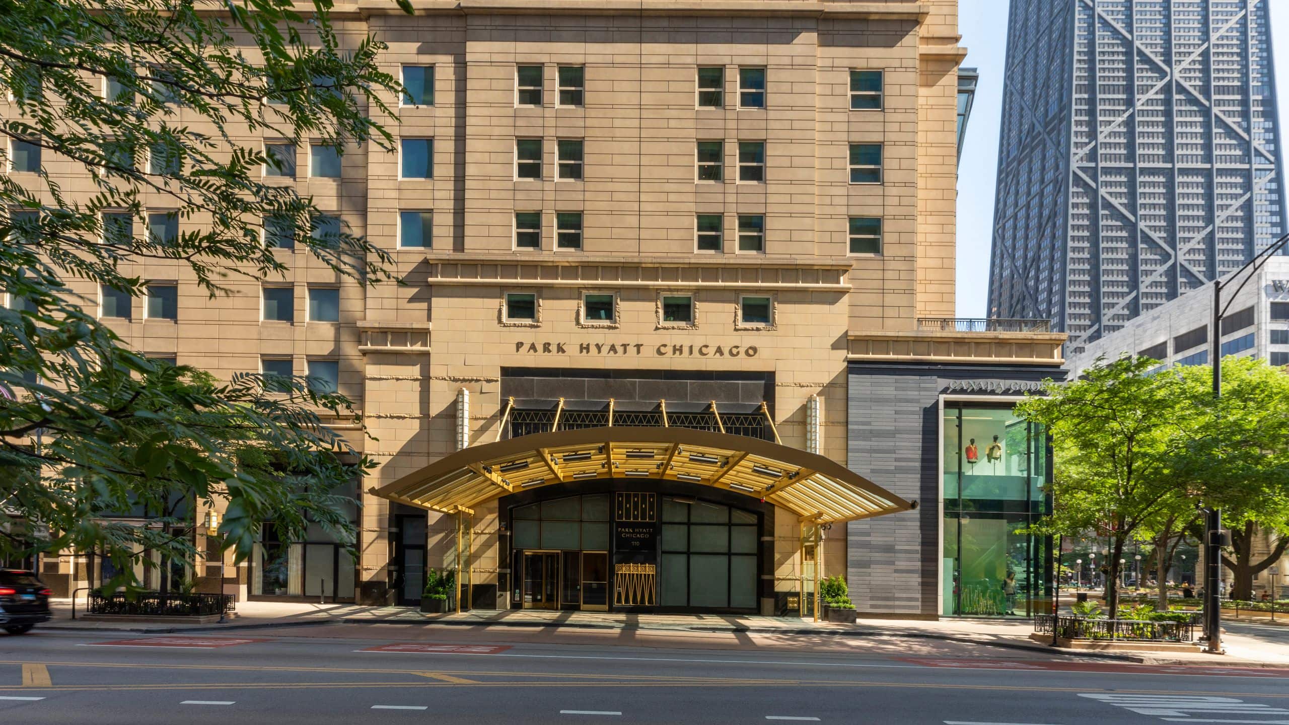 Park Hyatt Chicago Exterior Entrance Street Daytime View