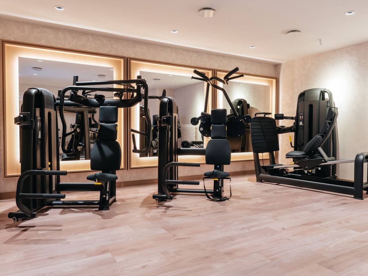 Fitness Center Workout Machines