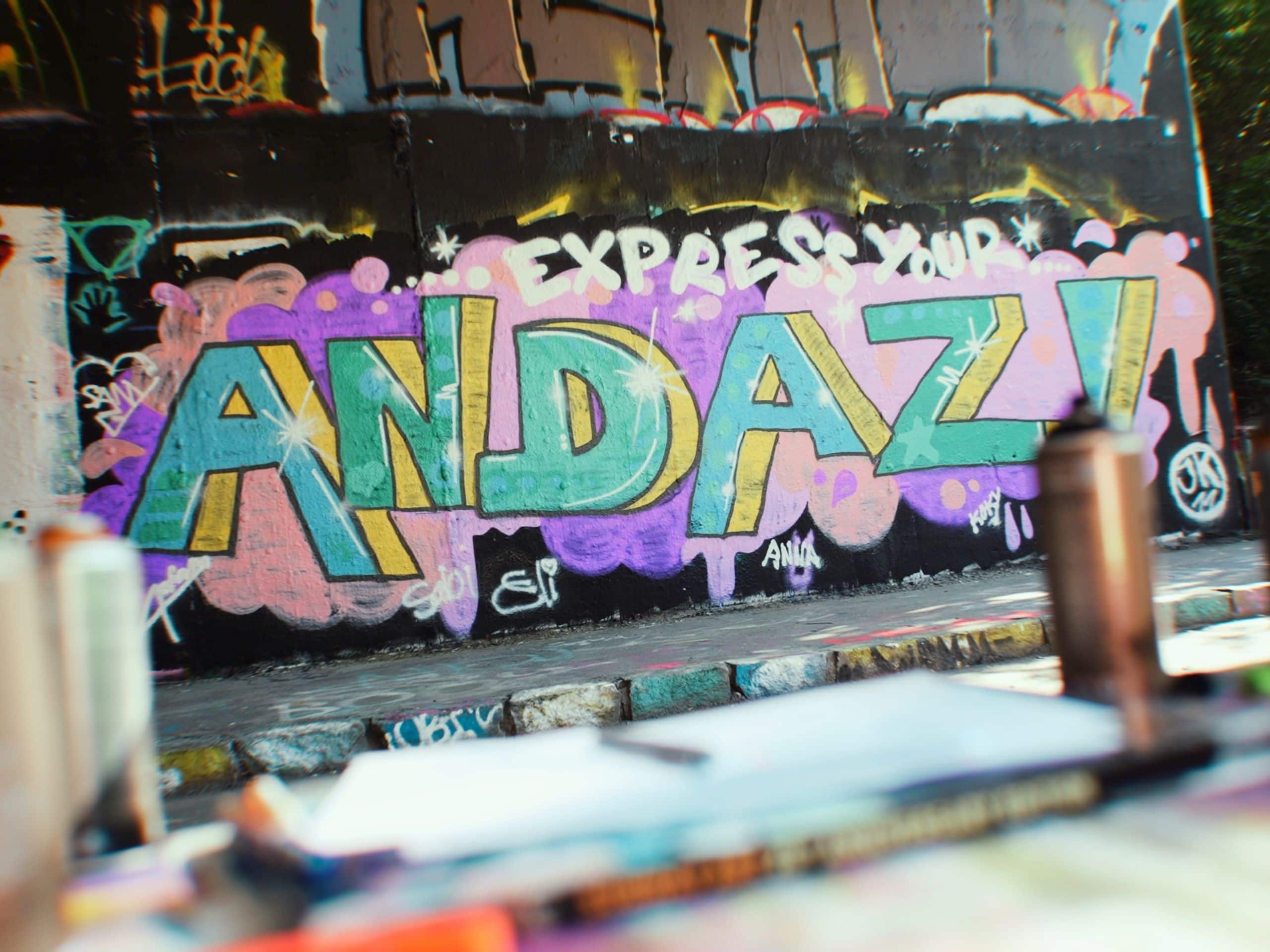 Andaz Prague Experience Graffiti Workshop Mural