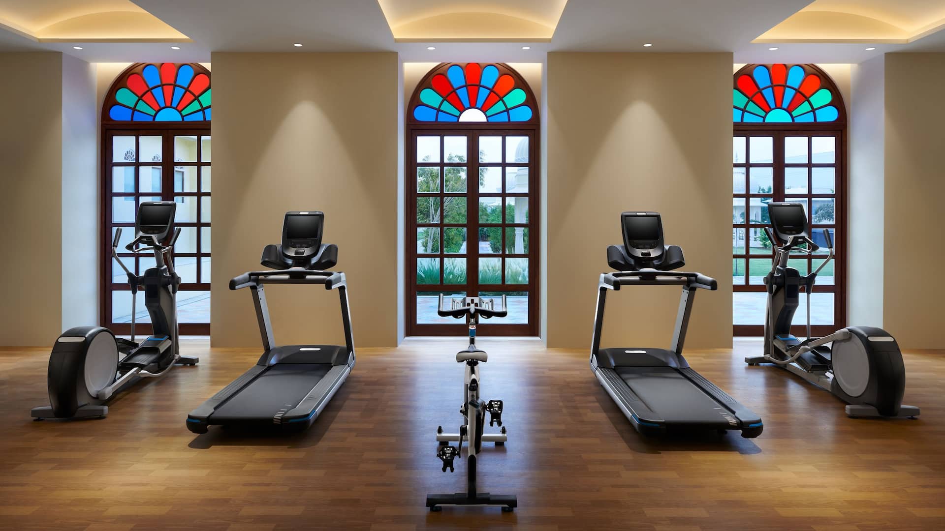 Hyatt Regency Jaipur Mansarovar Fitness Center Treadmills Ellipticals