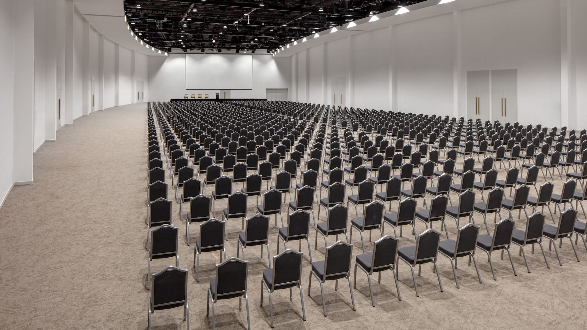 Grand Hyatt Dubai Exhibition Centre Theatre Chairs Setup