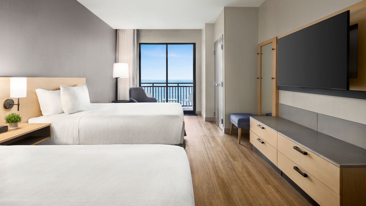 Two Queen Bed Suite Oceanfront Balcony