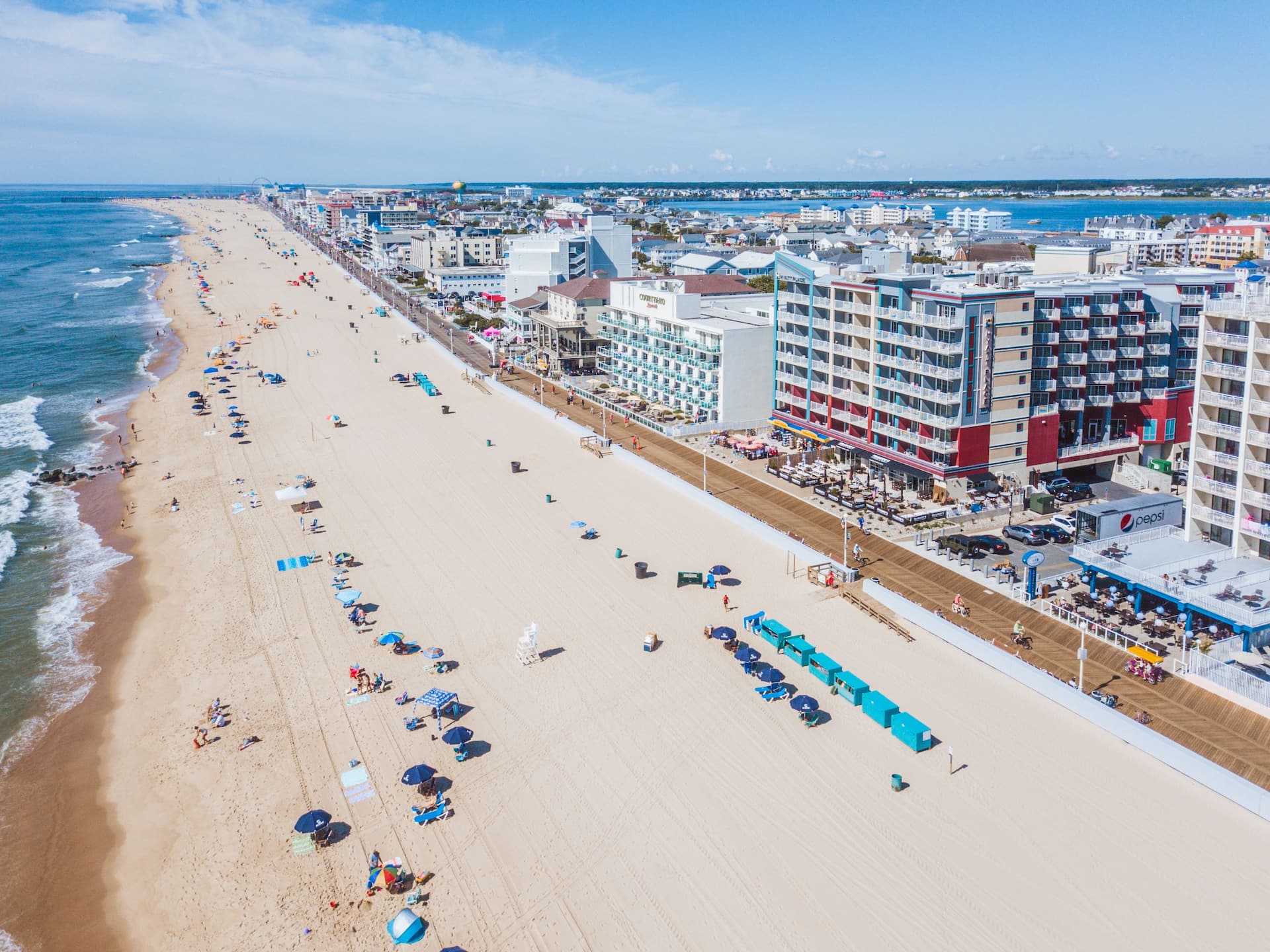 Hyatt Place Ocean City / Oceanfront Aerial Beach View