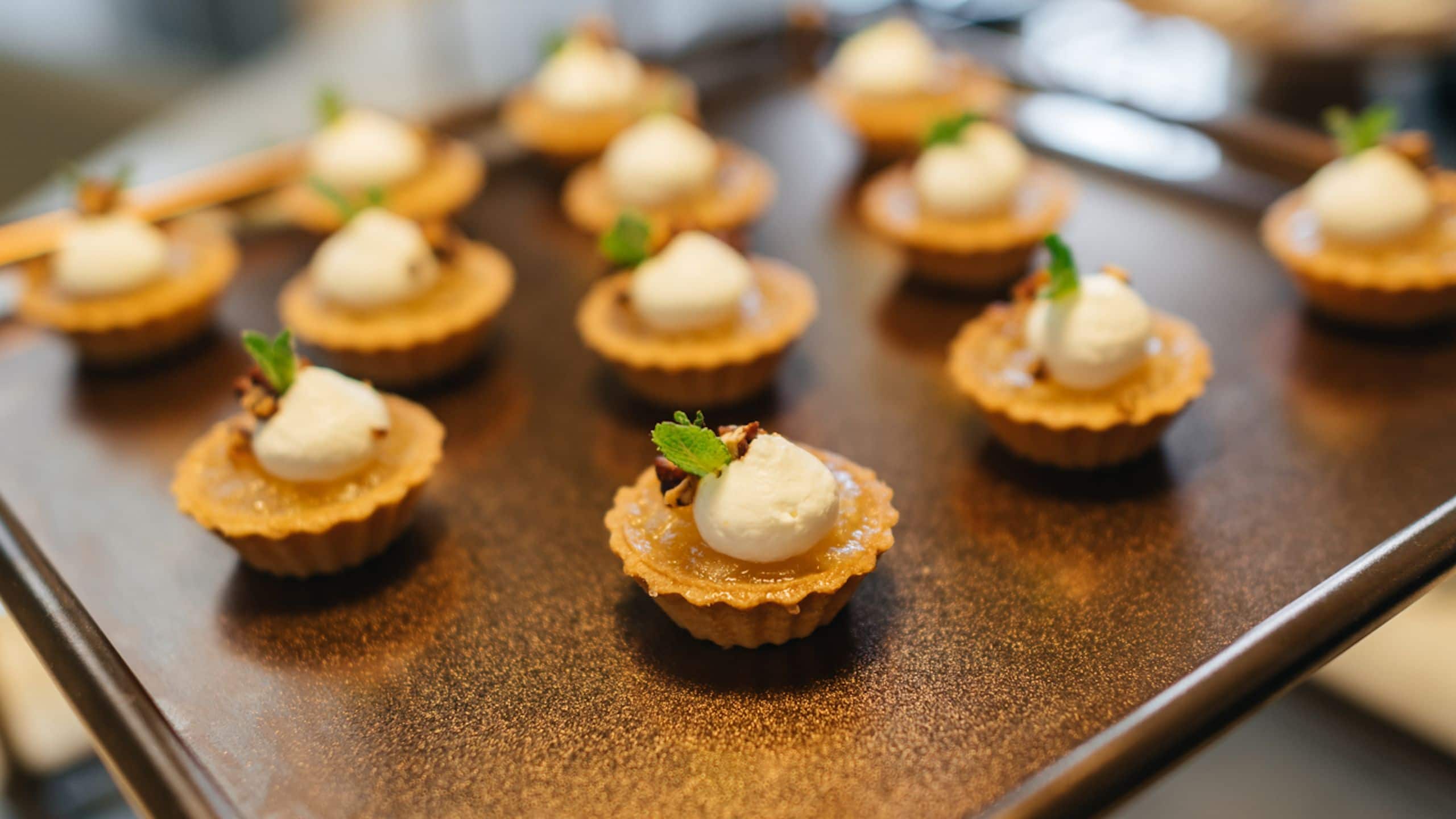 Andaz Prague Pigmentarium Banquet Apple Tarlets