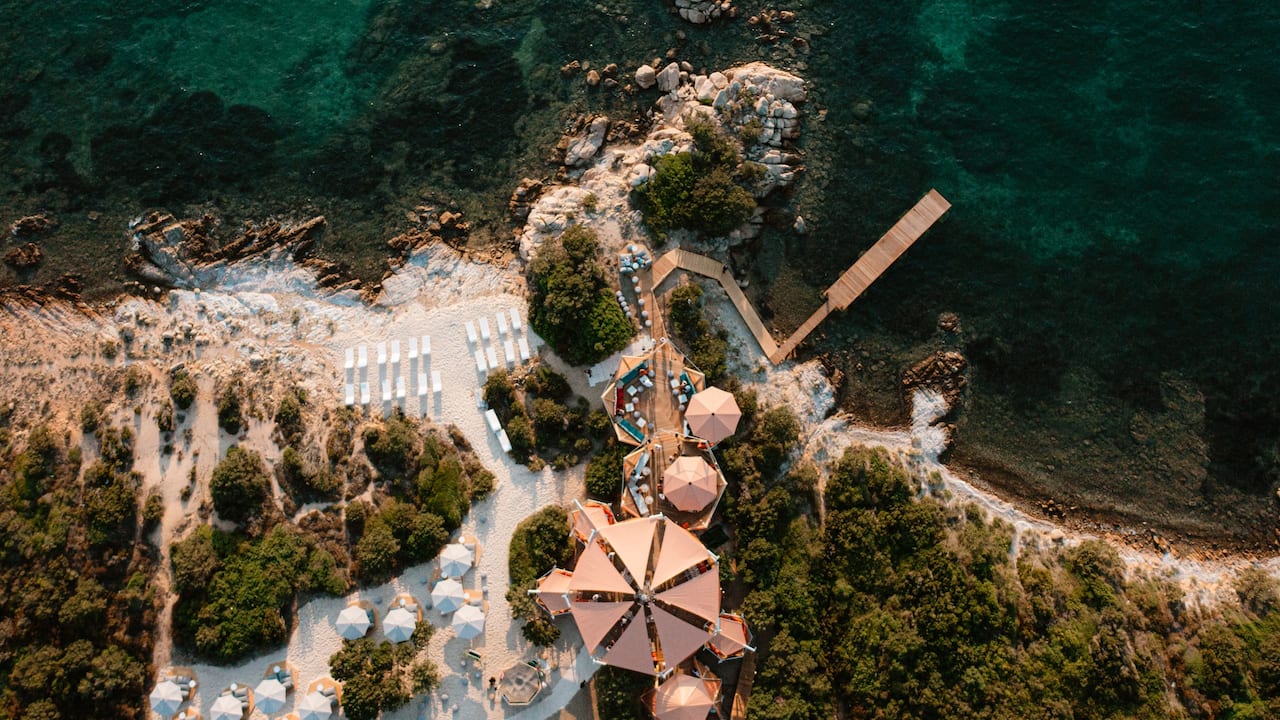 Hotel Area from above