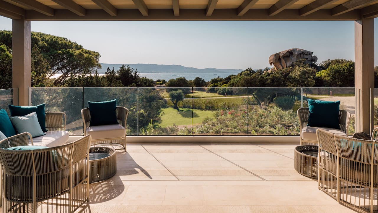 7Pines Resort Sardinia Hotel Overview Daytime