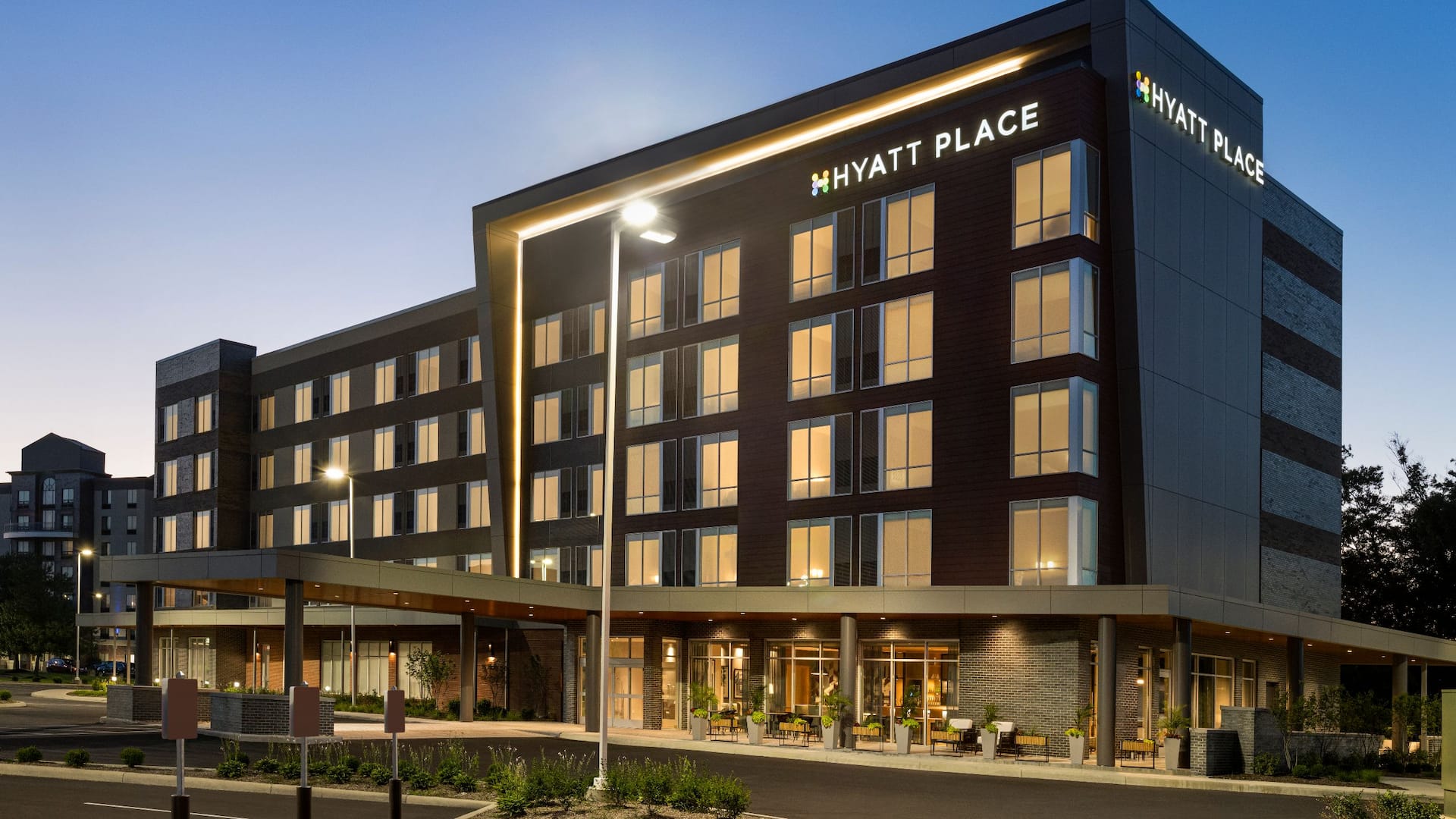 Exterior Evening View