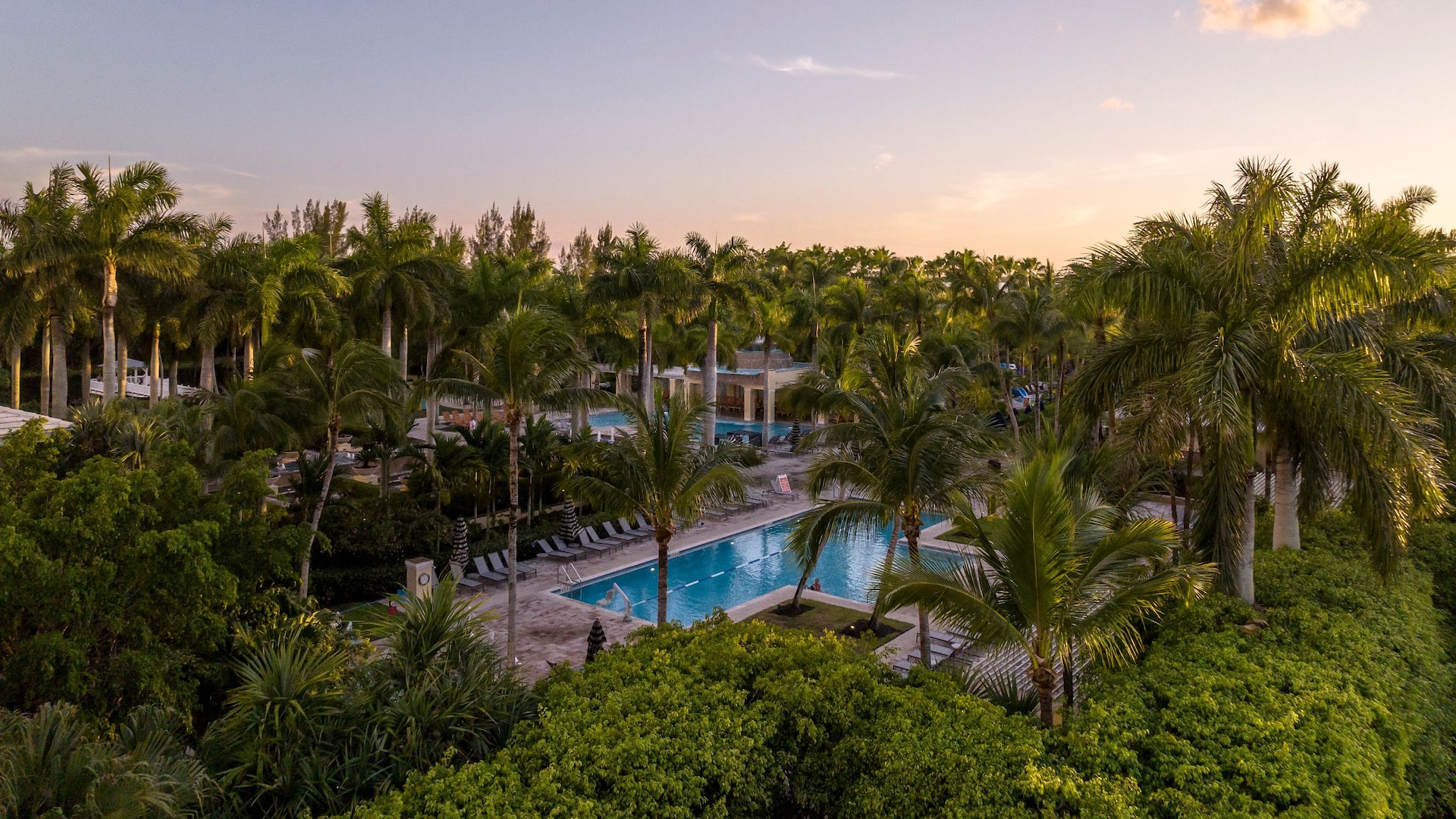 Hyatt Regency Coconut Point Resort and Spa Adult Pool Sunset