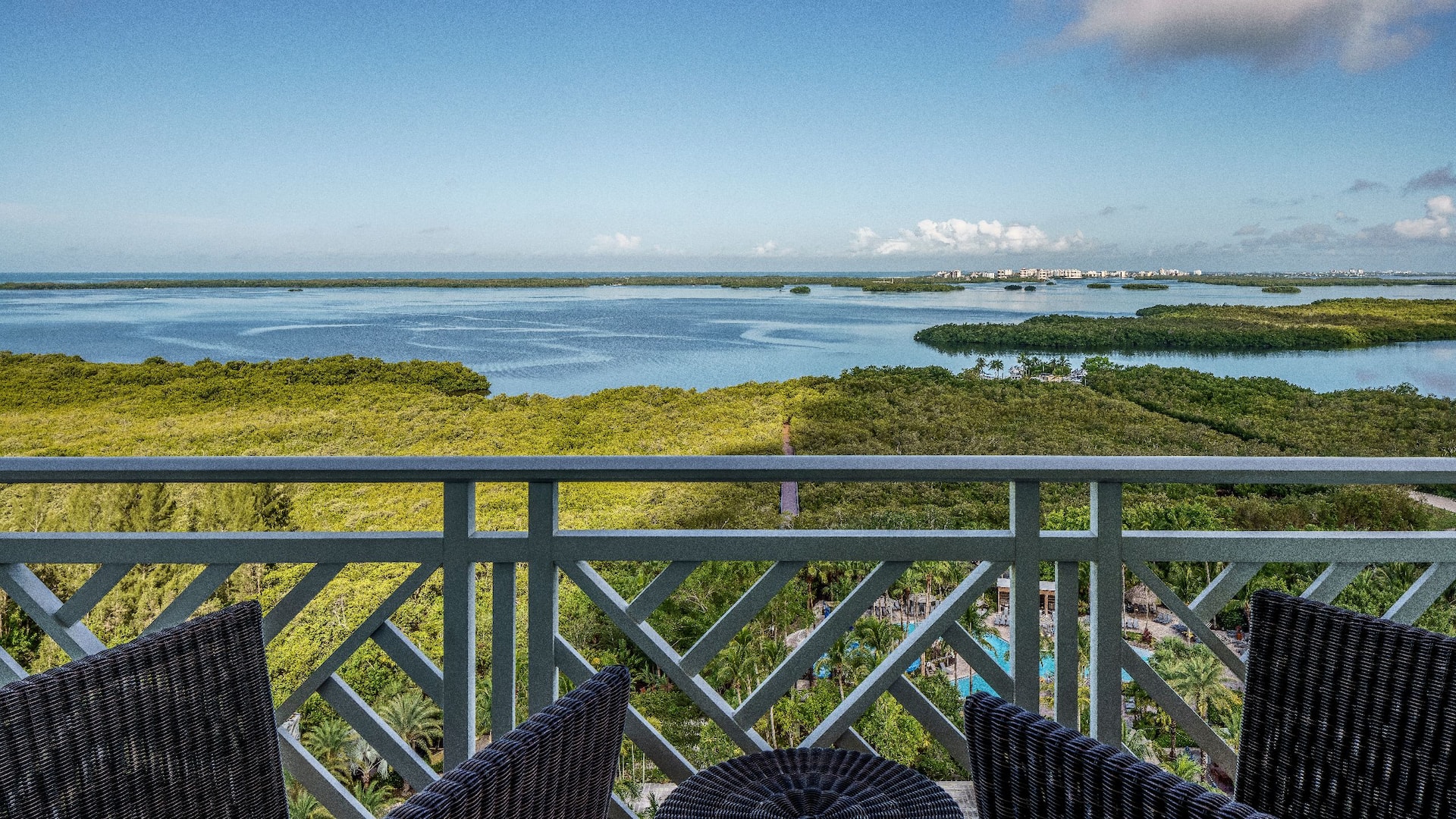 4/5 Hyatt Regency Coconut Point Resort and Spa Bay View Balcony