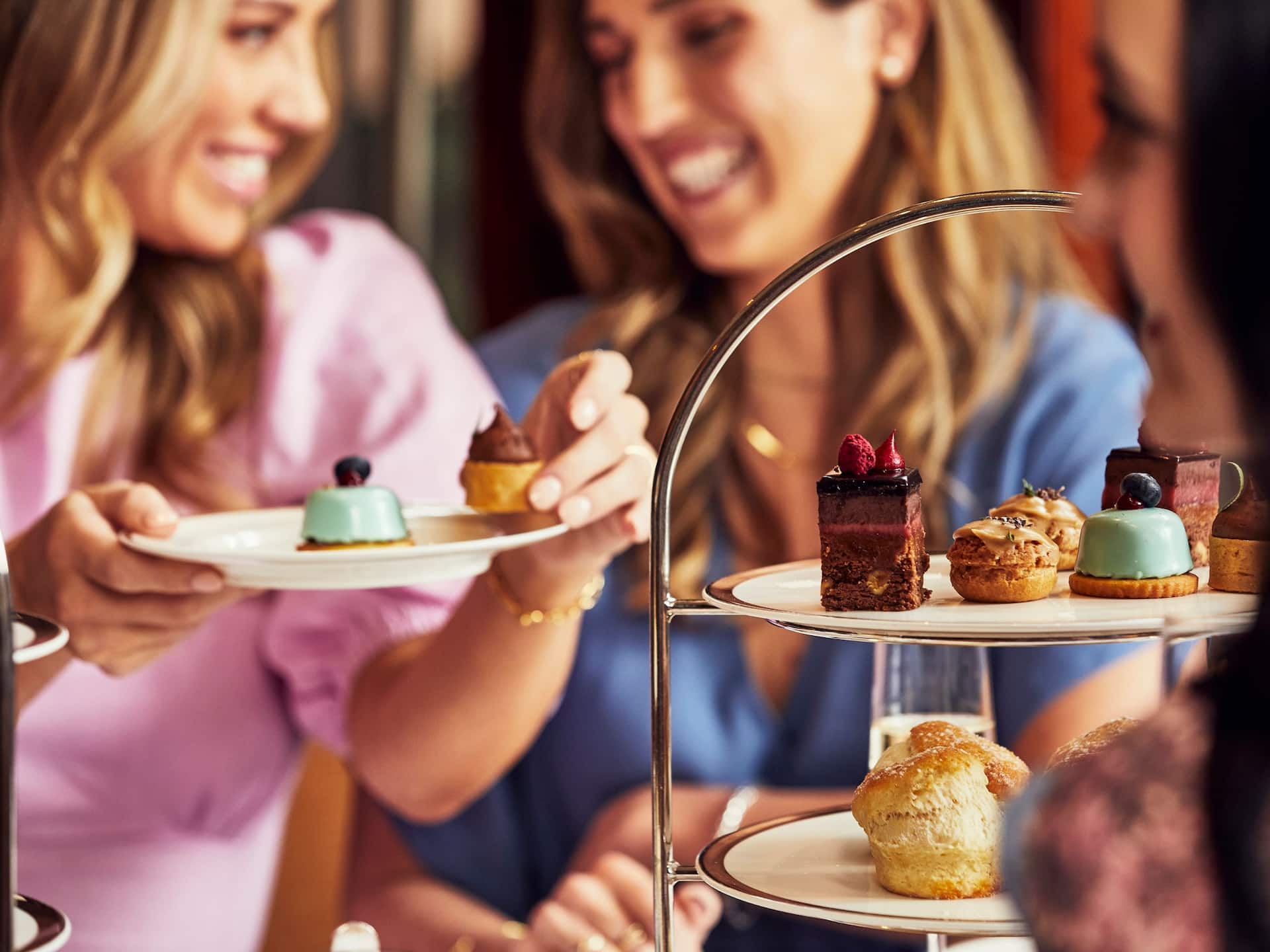 Global High Tea Desserts Eating