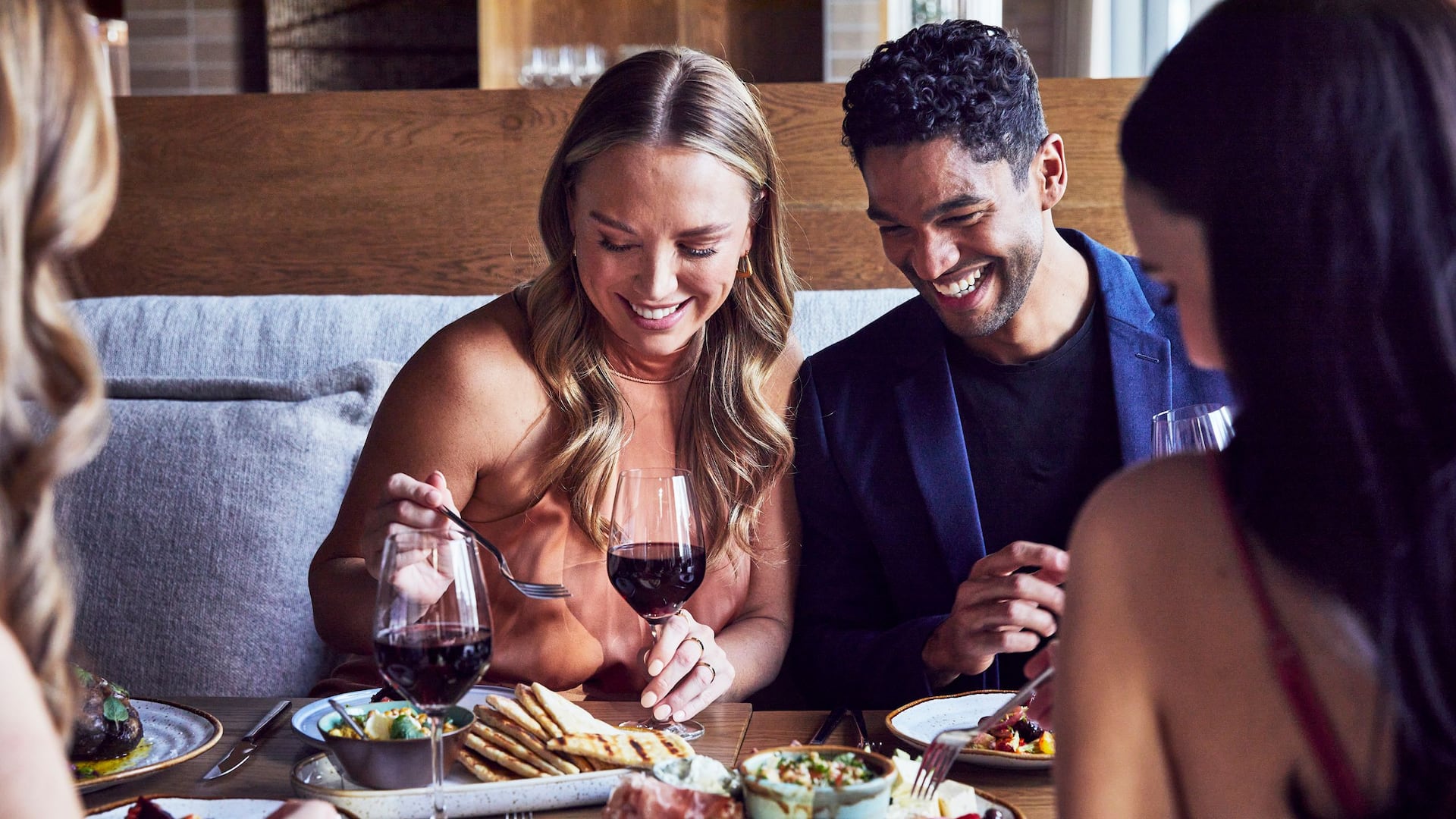 Global Friends Dinner Wine Flatbread