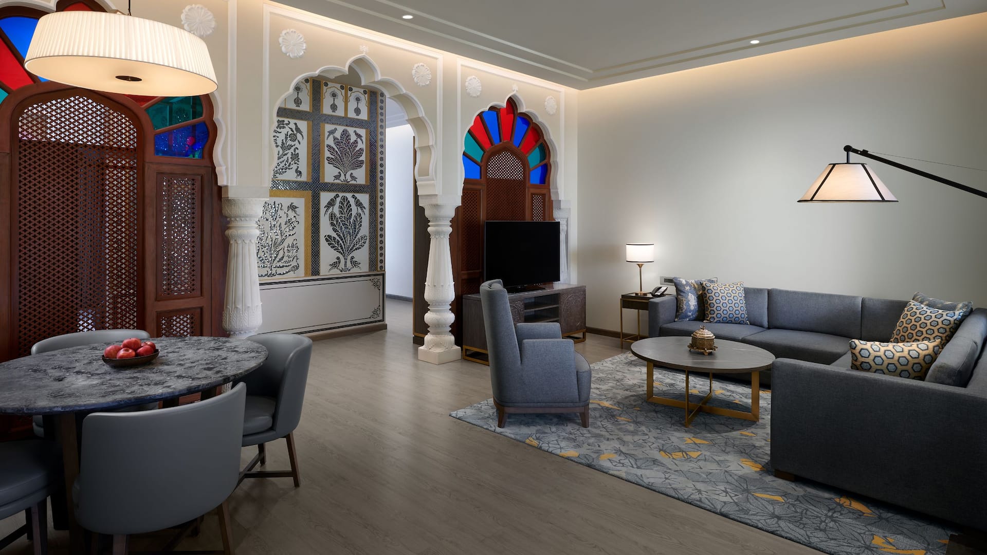 Hyatt Regency Jaipur Mansarovar Diplomat Suite Living Room