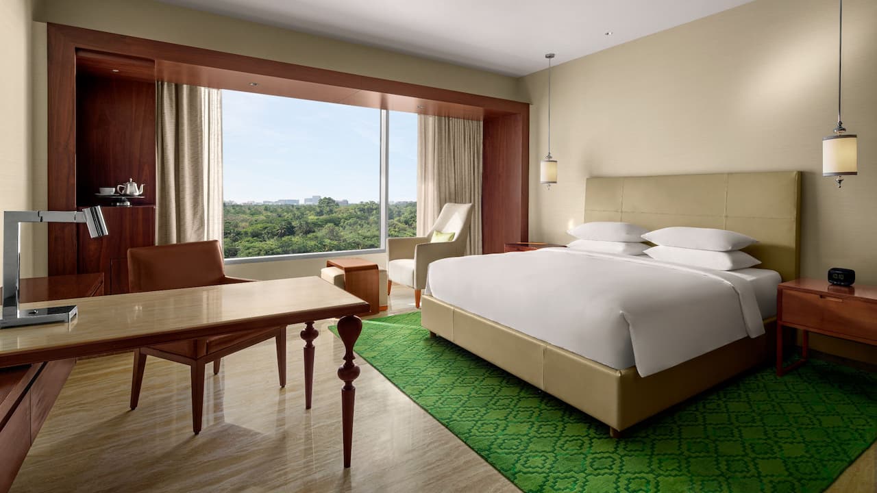 Park View King Guestroom Layout