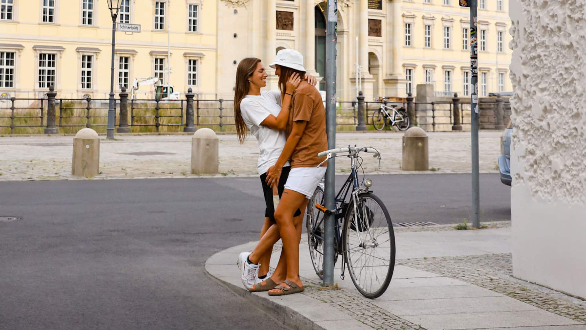 Grand Hyatt Berlin Lgbtq Couple Sightseeing