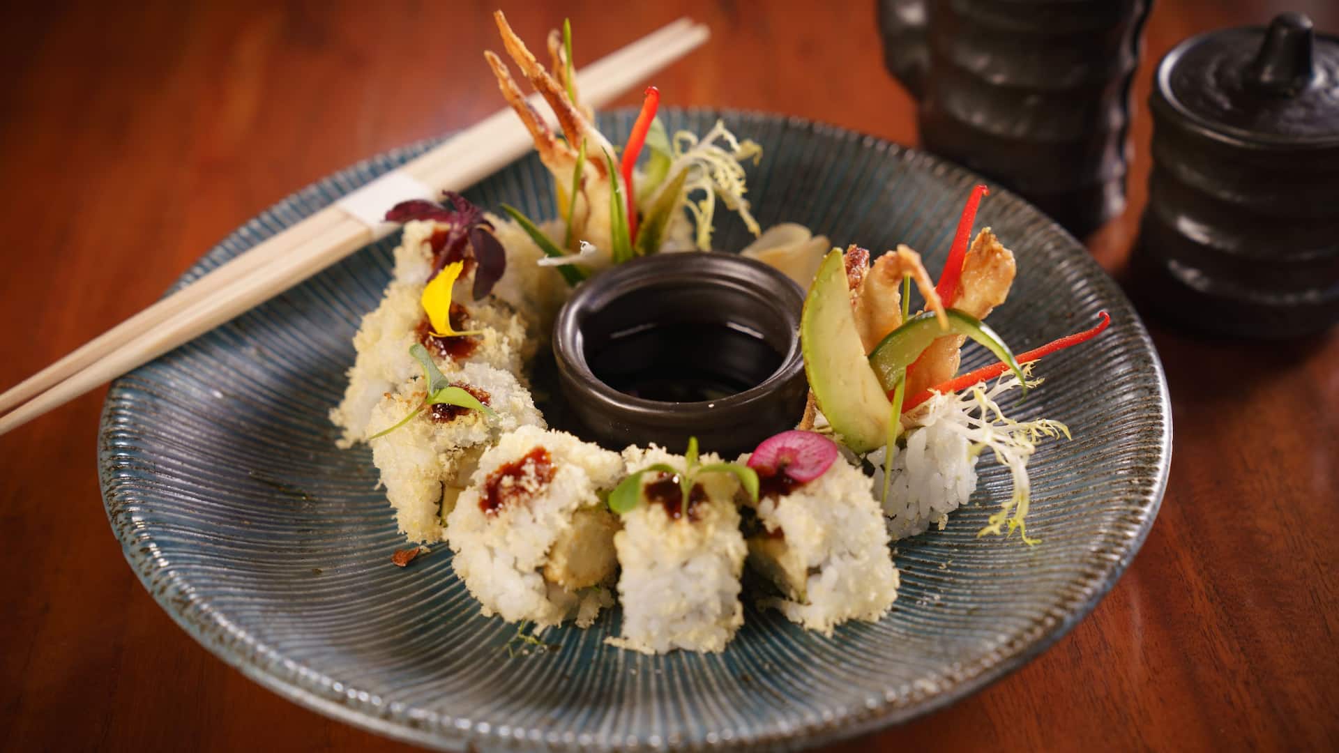 Grand Hyatt Al Khobar Hotel and Residences Soft Shell Crab Rolls