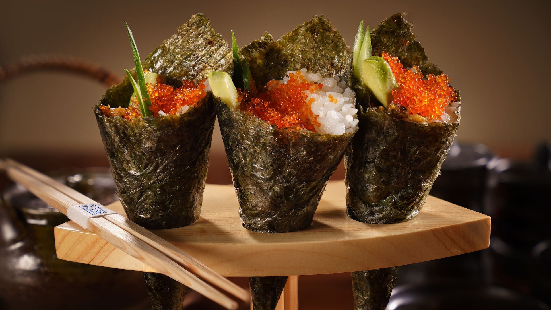 Grand Hyatt Al Khobar Hotel and Residences Salmon Skin Temaki