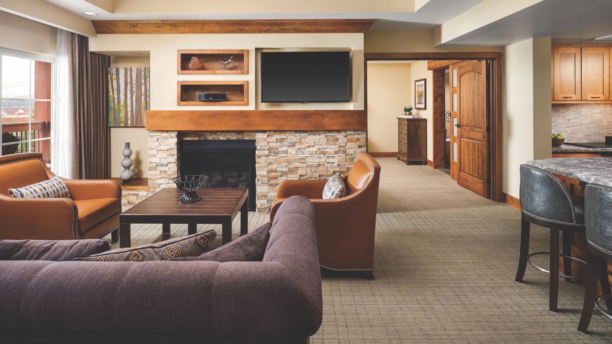 The Lodges at Timber Ridge Two And Three Bedroom Living Room