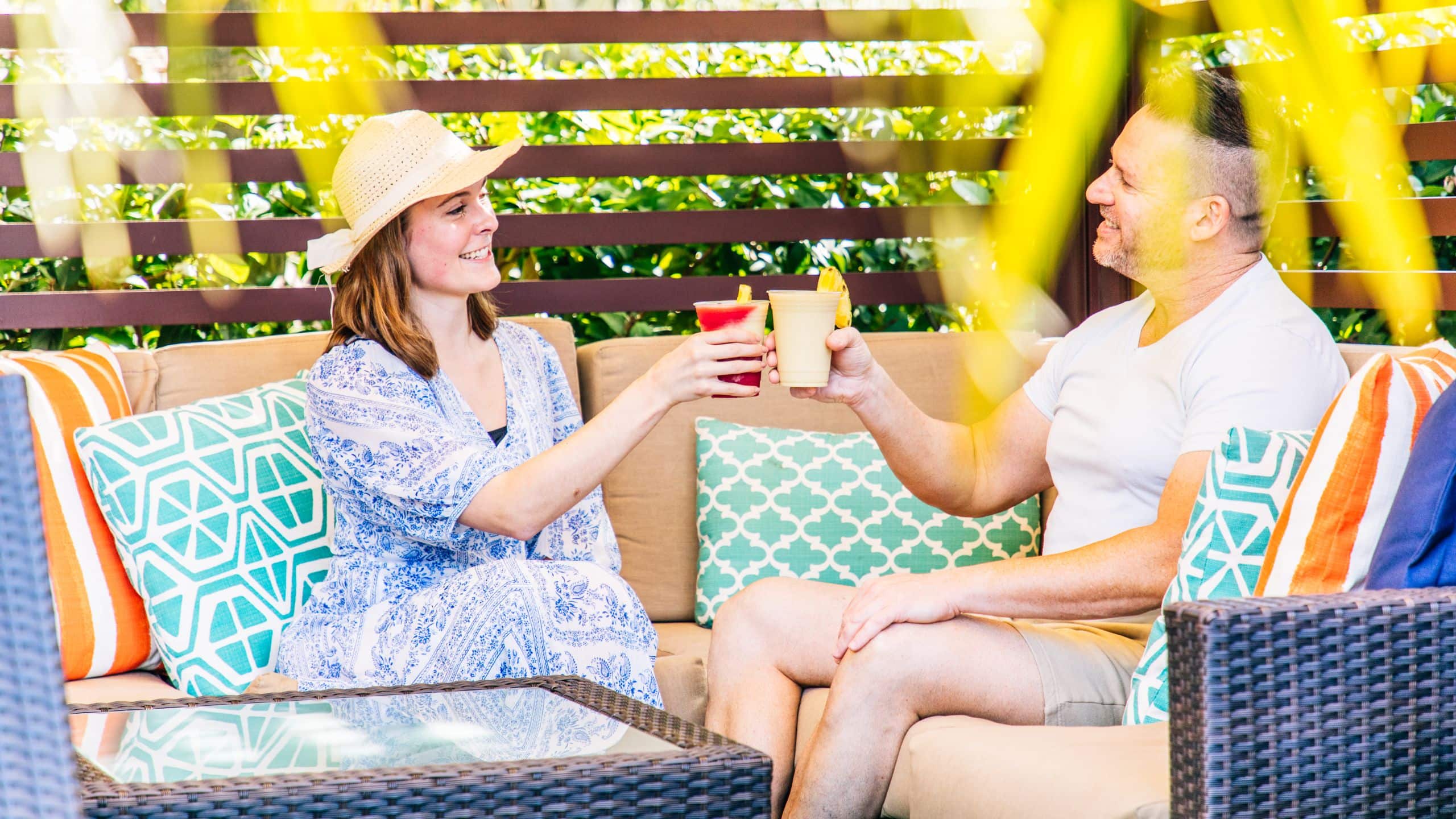 Hyatt Regency Orlando Grotto Pool Cabana Couple