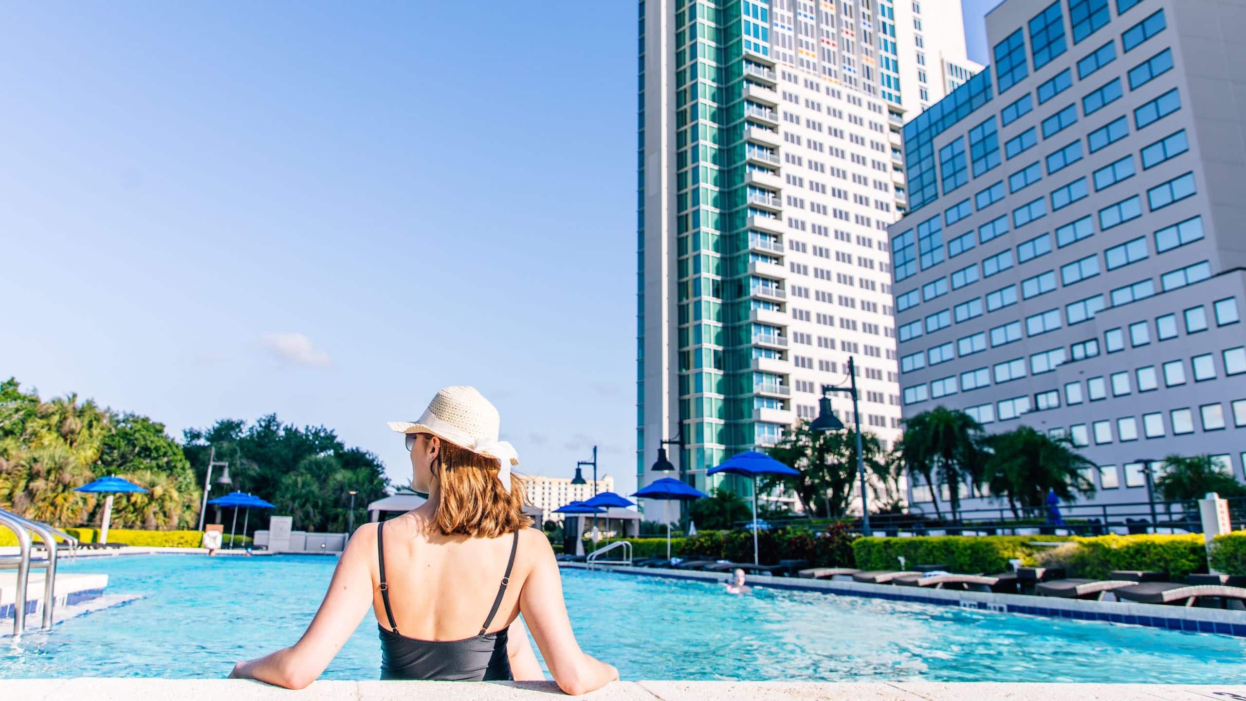 Hyatt Regency Orlando Terrace Pool Woman