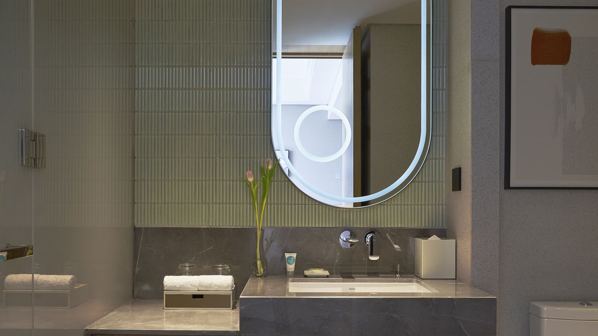 第 2，共 5 Hyatt Place Huangshan Train Station King Bed Bathroom