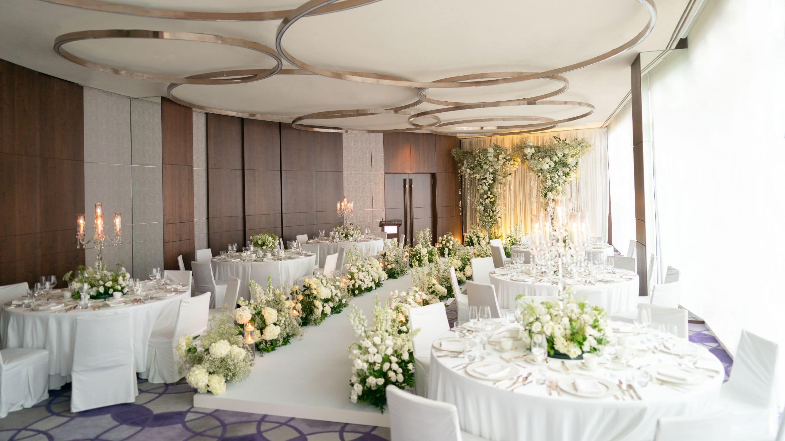 Park Hyatt Seoul Wedding Salon Tables