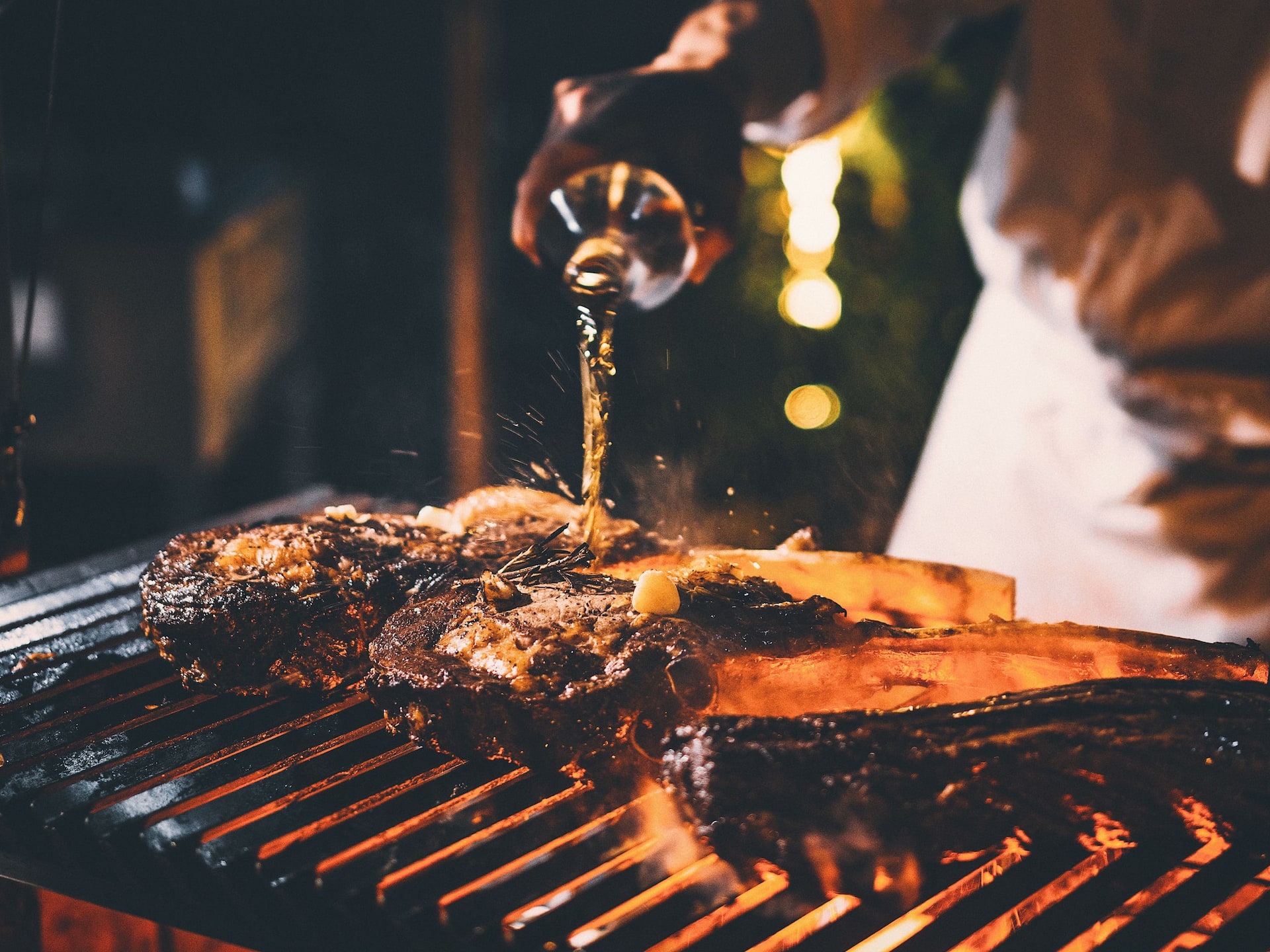 Hyatt Regency Hong Kong, Sha Tin Cafe Beep Flambe Tomahawk Tenderloin Steaks