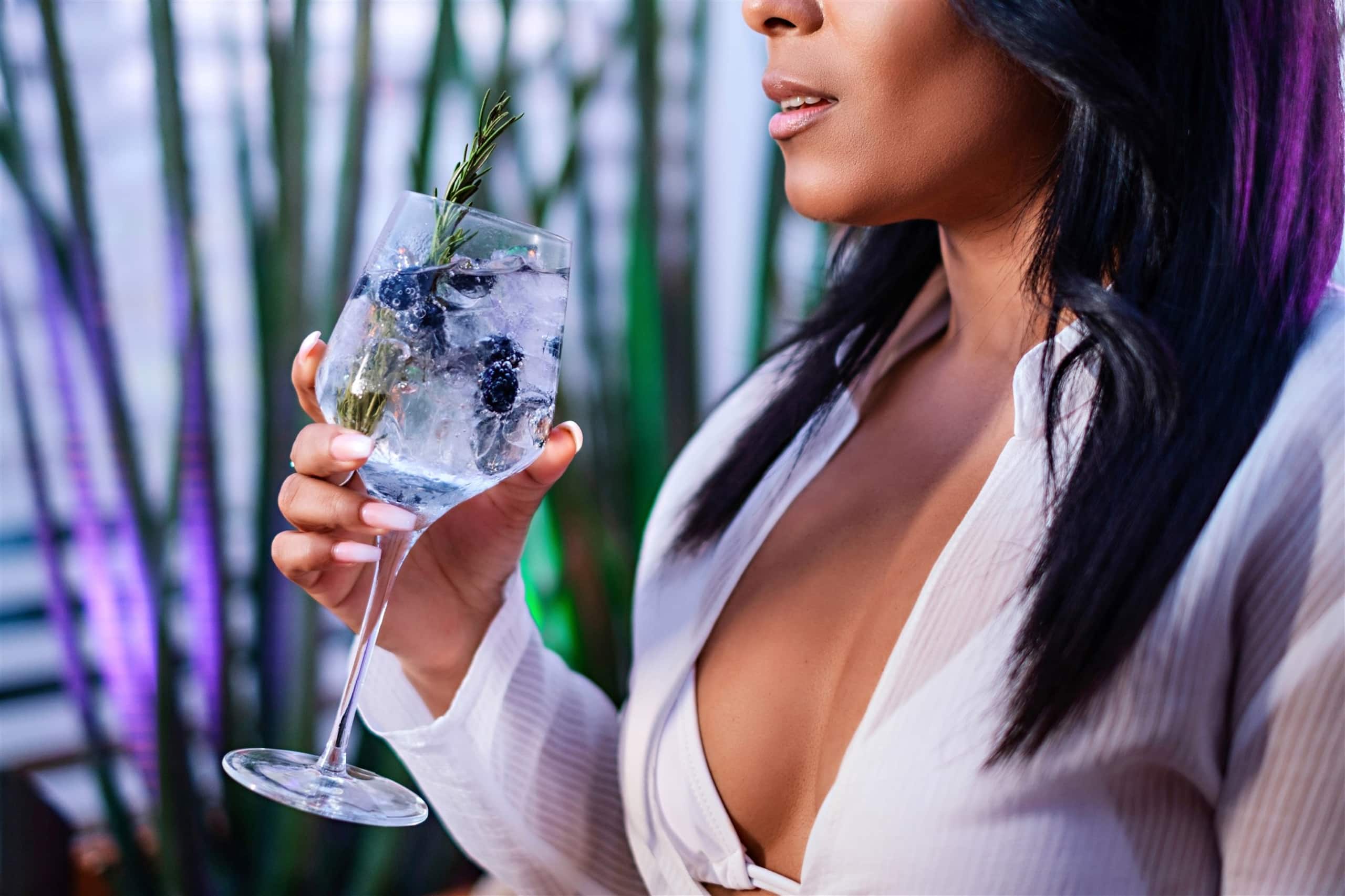 Andaz West Hollywood Woman Blueberry Cocktail