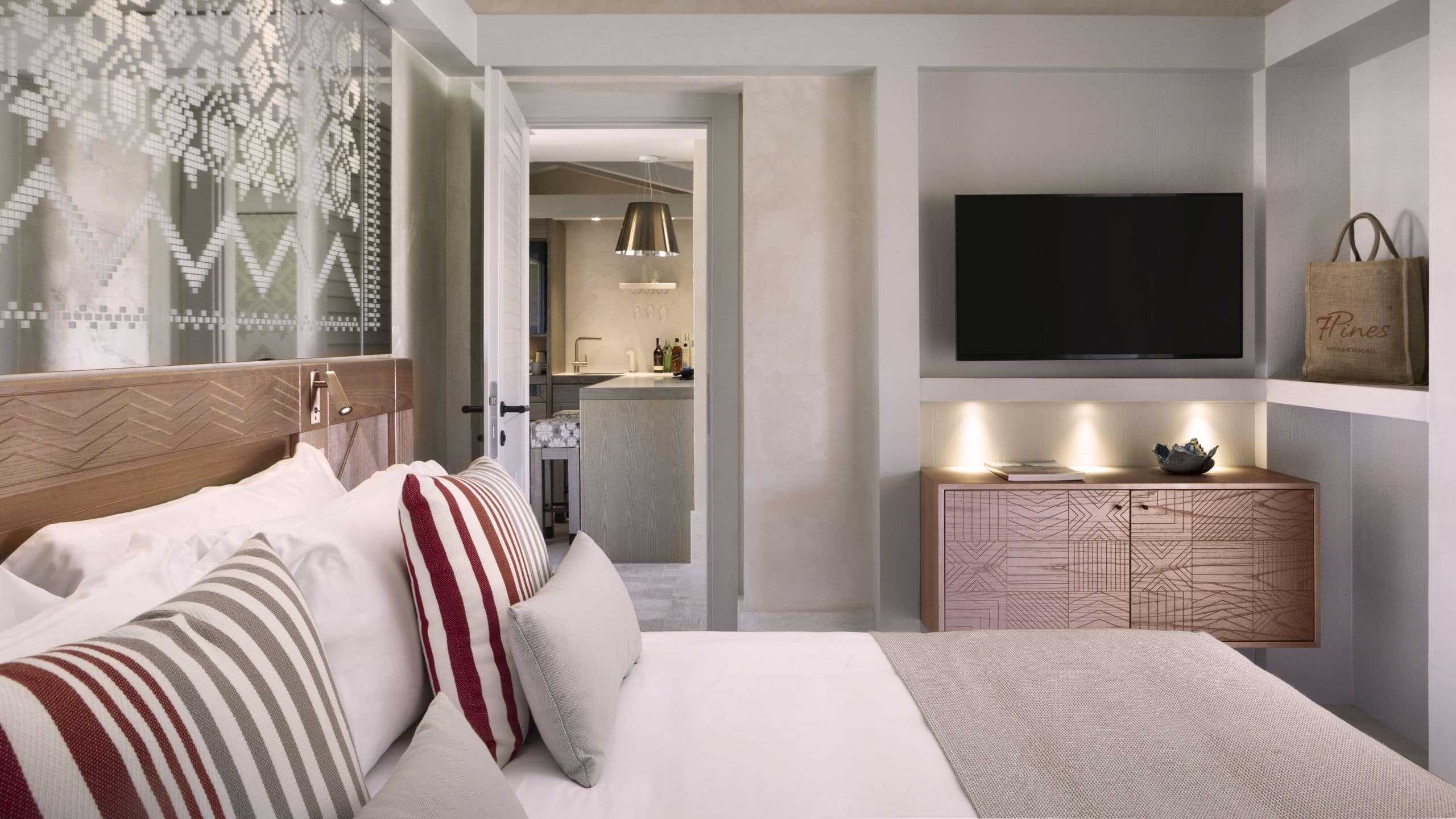 3 of 10 7Pines Resort Sardinia Laguna Suite Bedroom