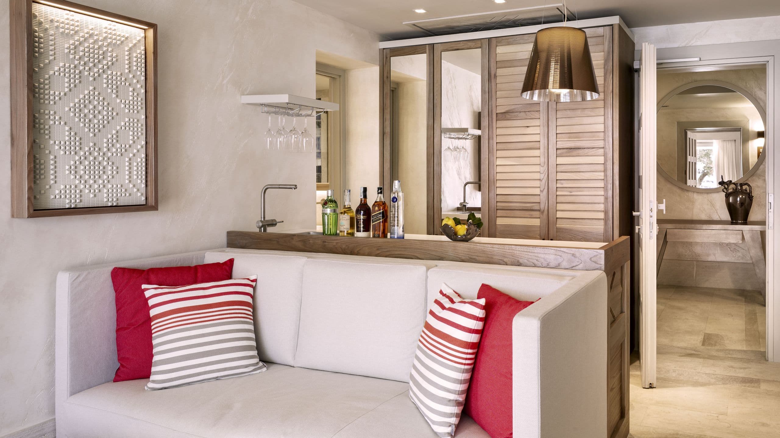 6 of 10 7Pines Resort Sardinia Beach Suite  Bar