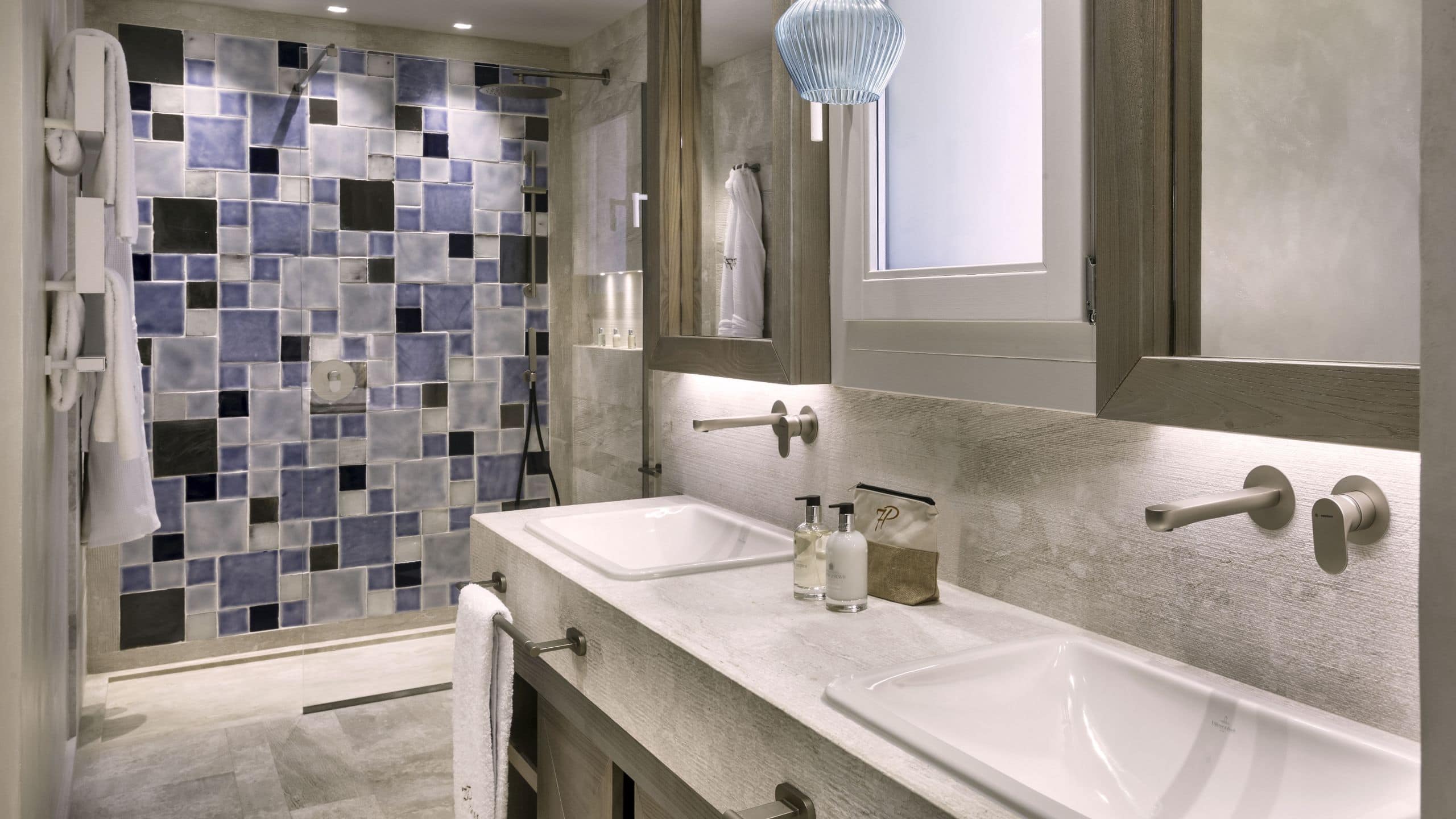 10 of 10 7Pines Resort Sardinia Laguna Suite Bathroom Vanity