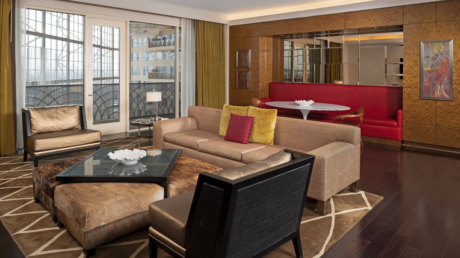 Hyatt Regency Orange County Presidential Living Room Seating