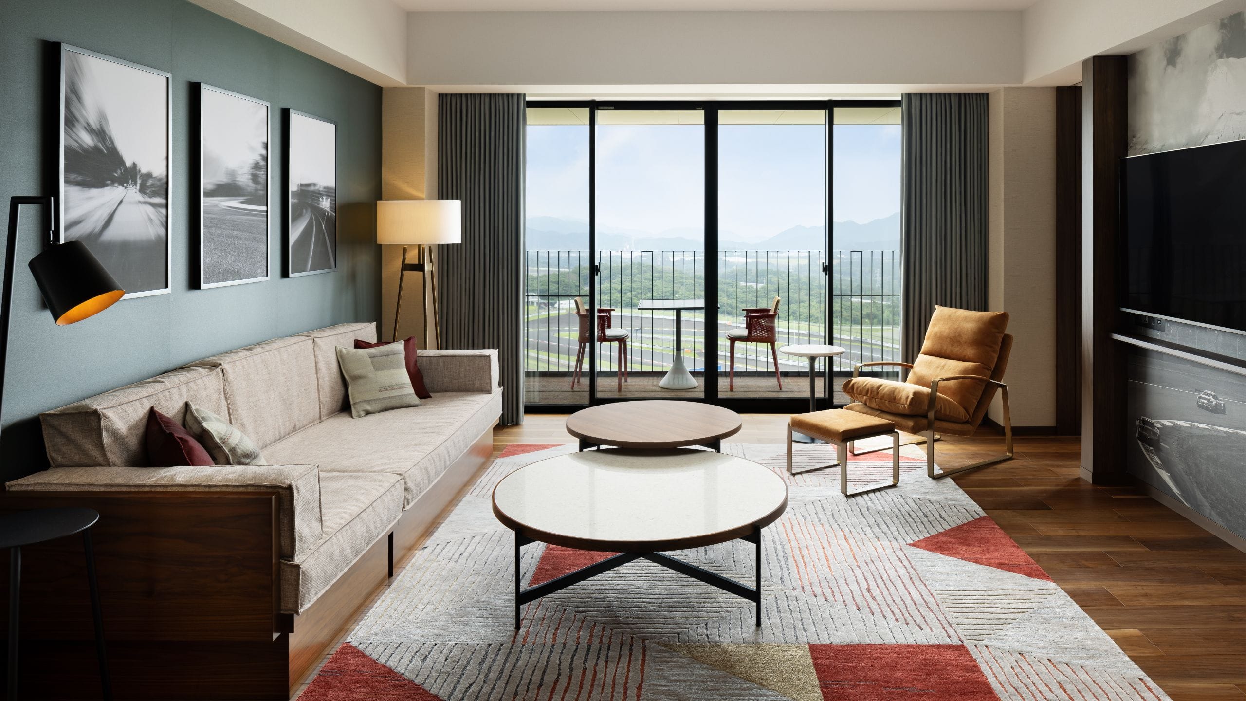 2 of 4 Fuji Speedway Hotel Suite Living Room Circuit View