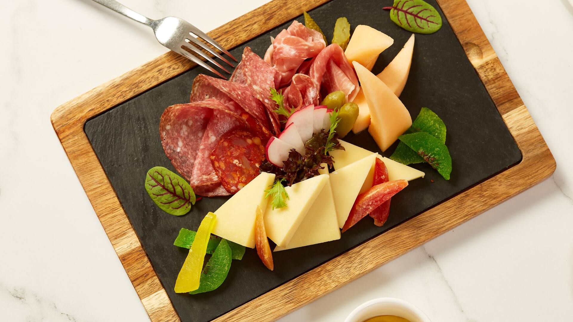 Hyatt Place Bangkok Sukhumvit Aire Bar Food Cheese Board Top