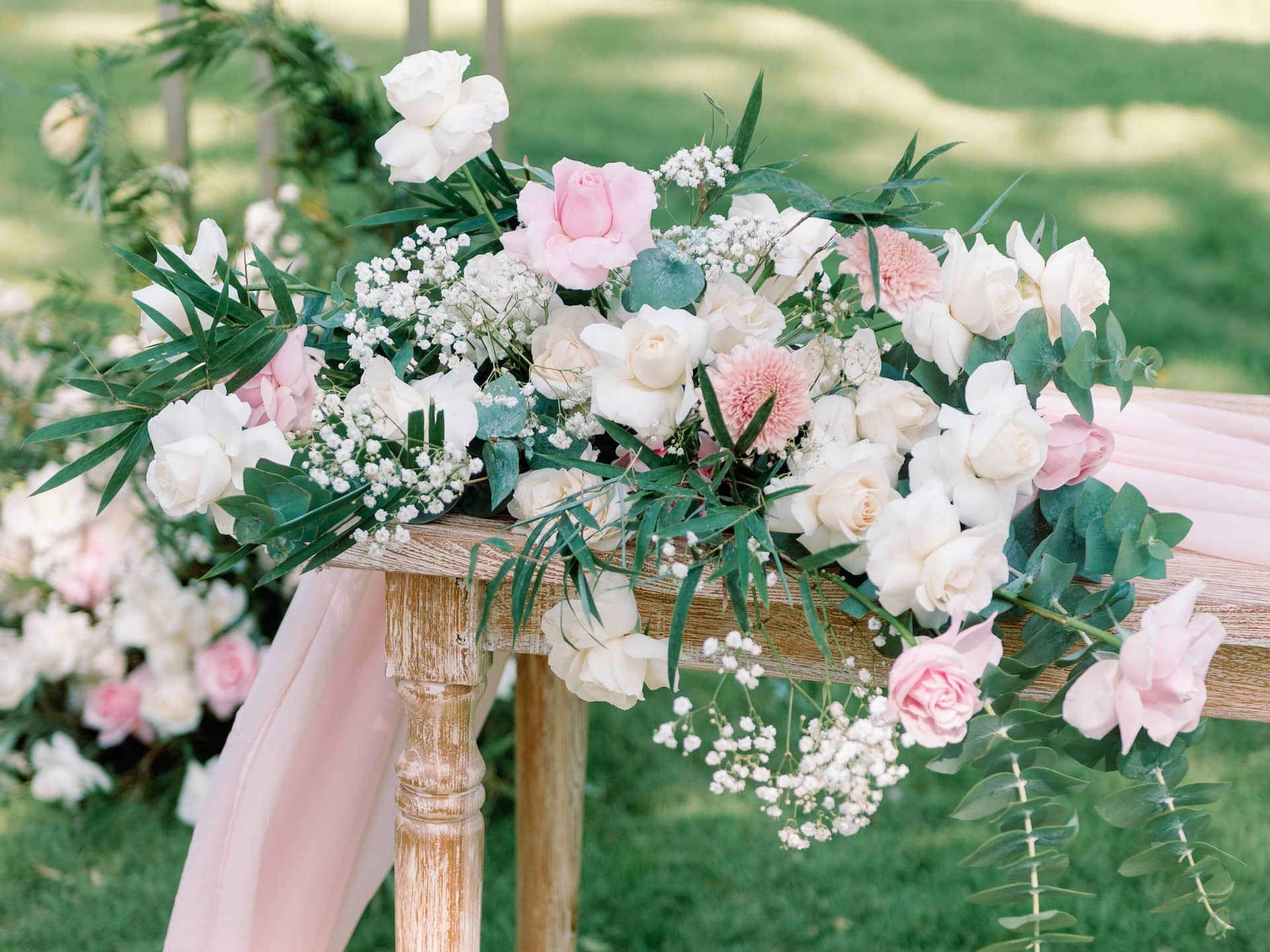 Hyatt Regency Bali Flower Set Up Wedding
