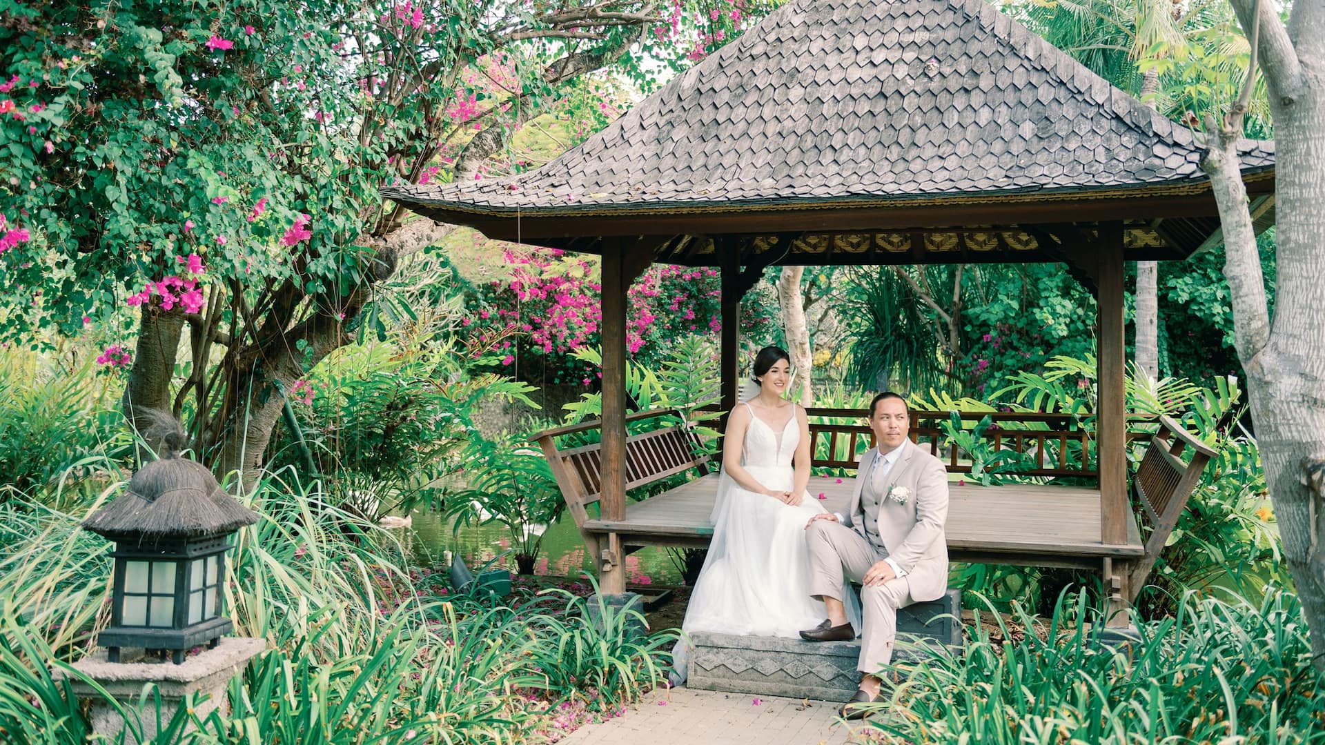 Hyatt Regency Bali Married Couple Sitting At The