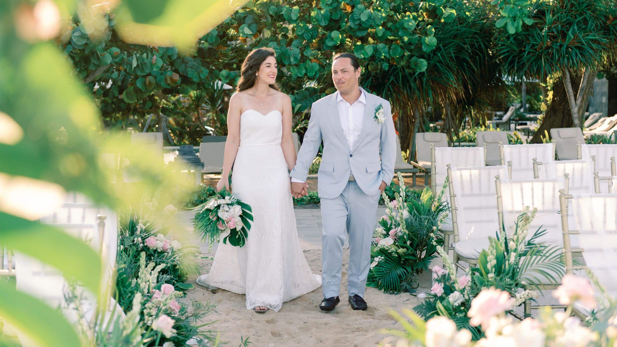 Hyatt Regency Bali Walking Down The Aisle