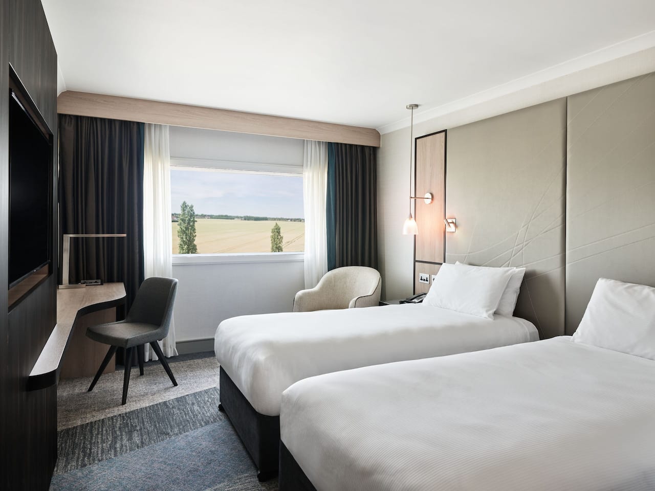 Hyatt Place London Heathrow Airport 2 Twin Beds High Floor