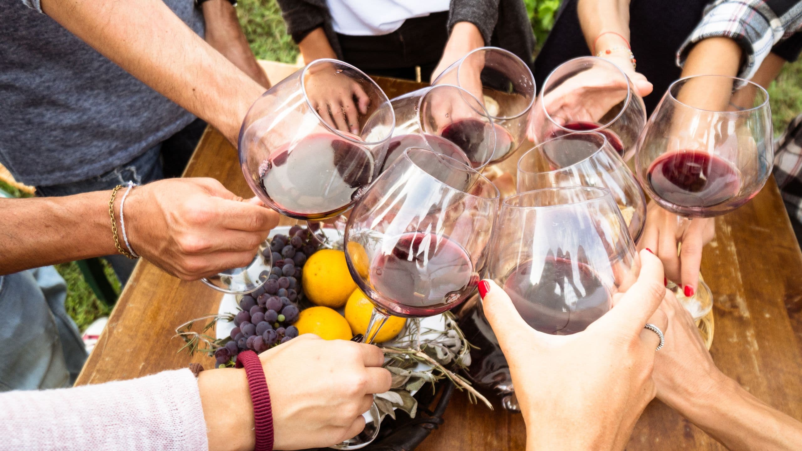 Wild Palms Hotel Wine Toast