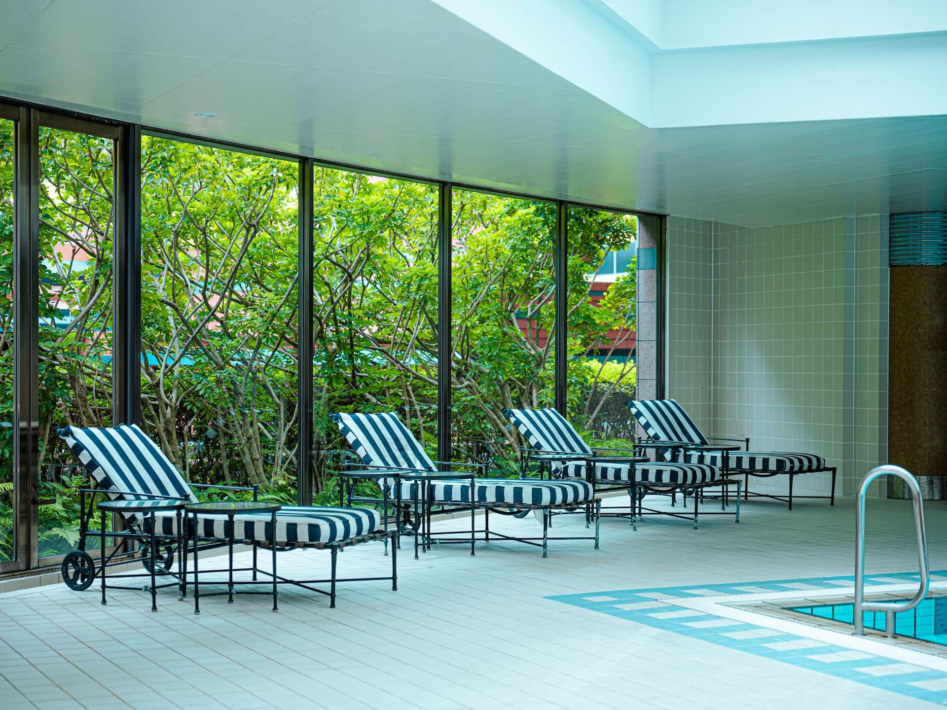 Grand Hyatt Fukuoka Club Olympus Pool Chairs