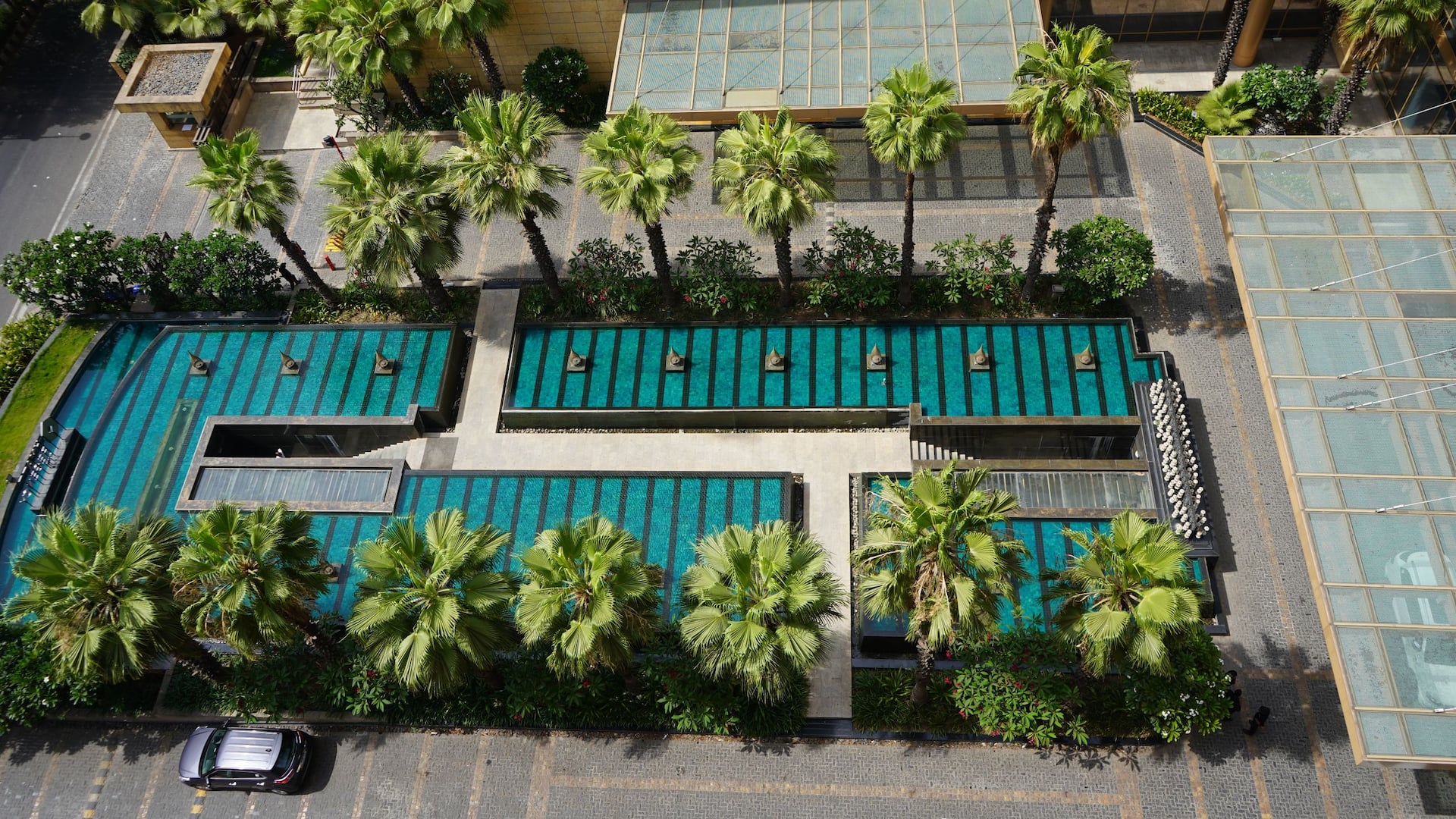 Hyatt Regency Pune & Residences Pool Aerial View