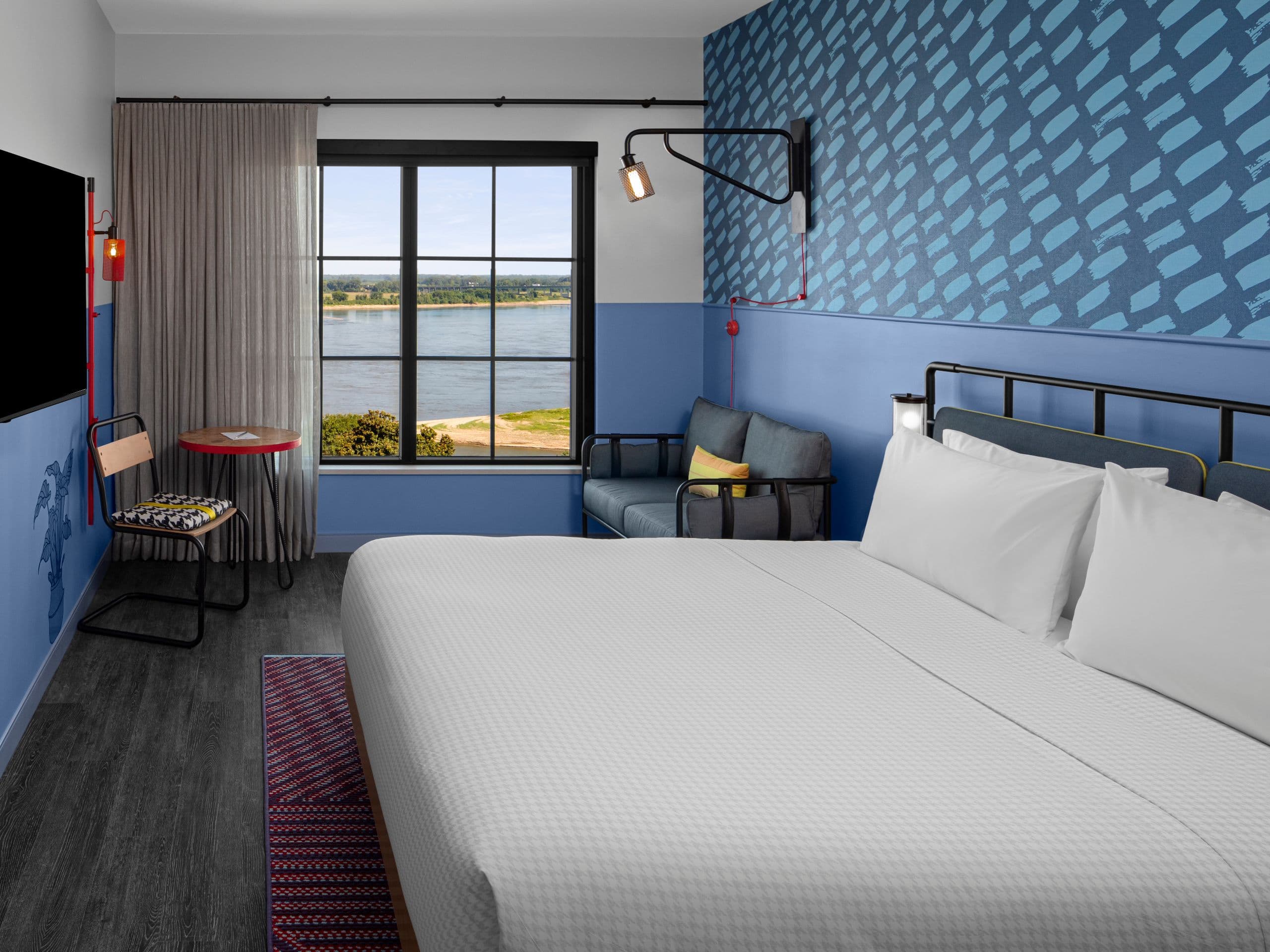 Caption by Hyatt Beale Street Memphis King Bedroom
