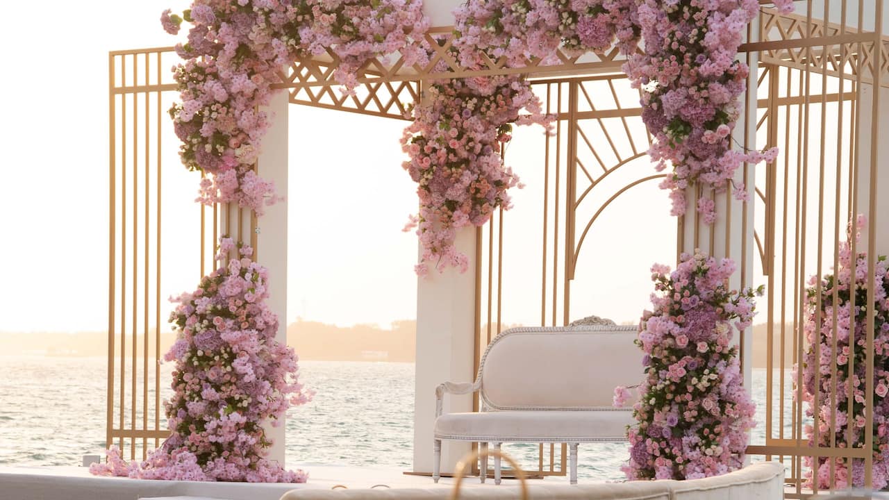 Park Hyatt Jeddah's Jeddah Alsuhba Hall Wedding Setup