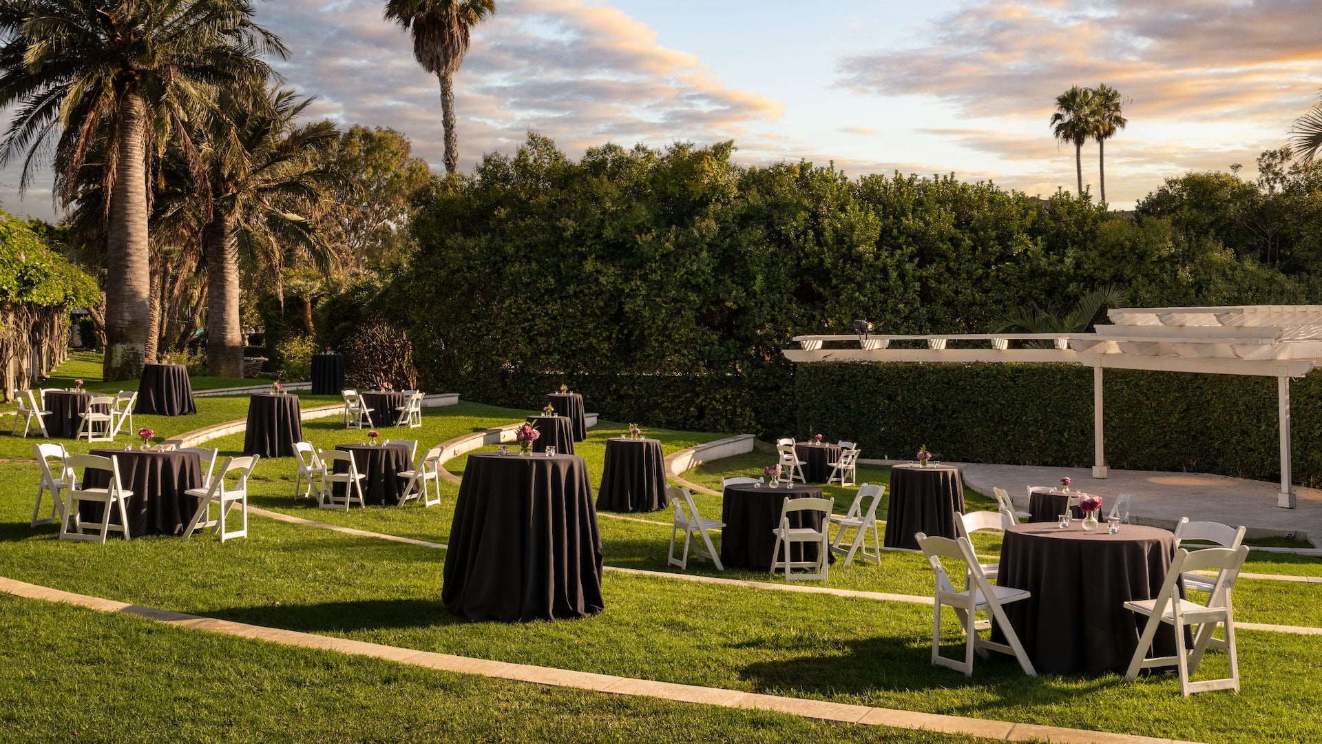 Hyatt Regency Newport Beach Amphitheater Event Setup