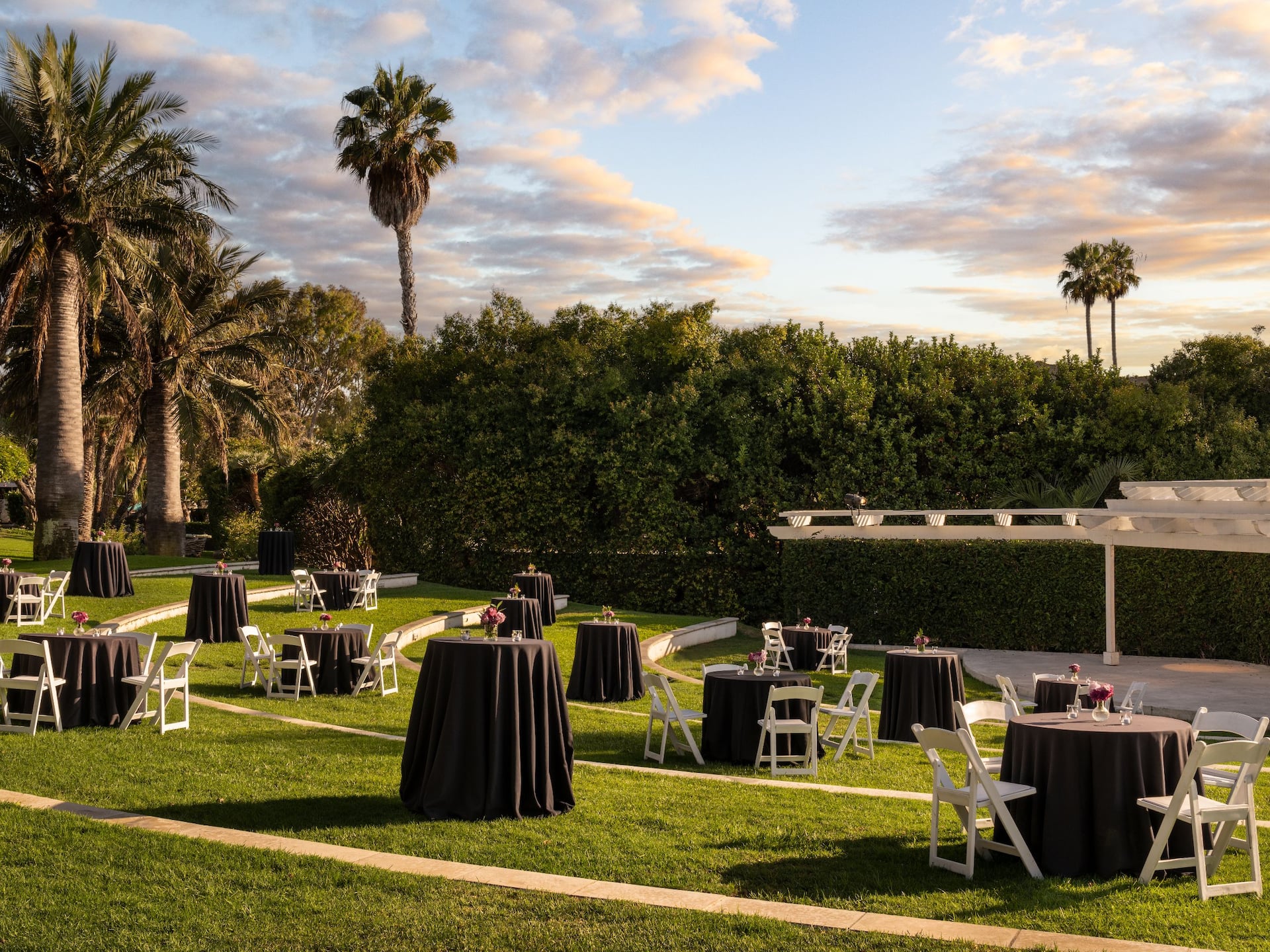 Hyatt Regency Newport Beach Amphitheater Event Setup
