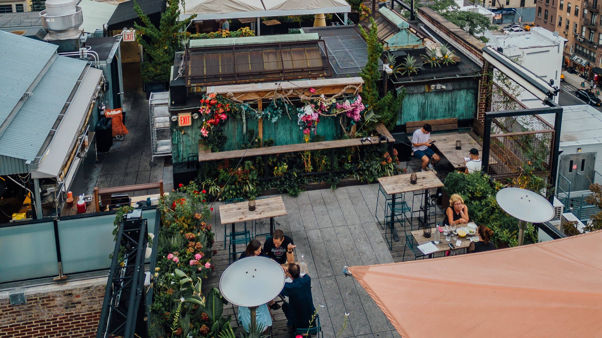 Park South Hotel Rooftop Aerial Daytime View