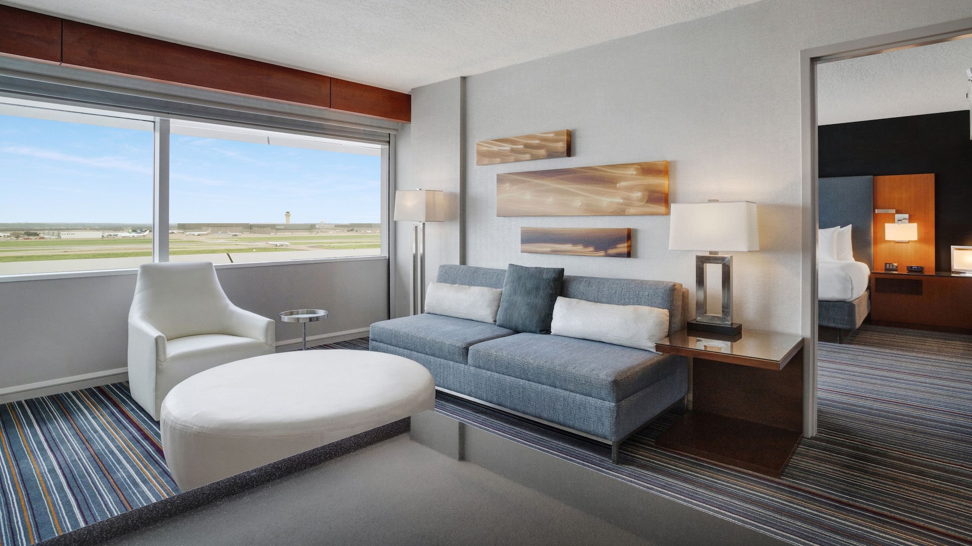 Grand Hyatt DFW Executive Suite Living Room