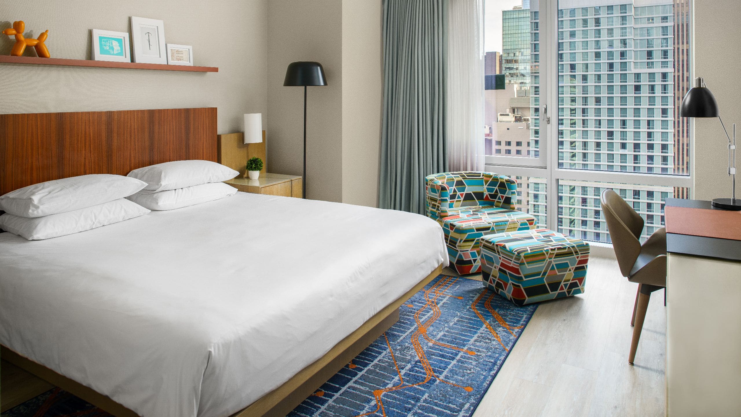 1 of 3 Hyatt Centric Times Square New York King Bed High Floor City View