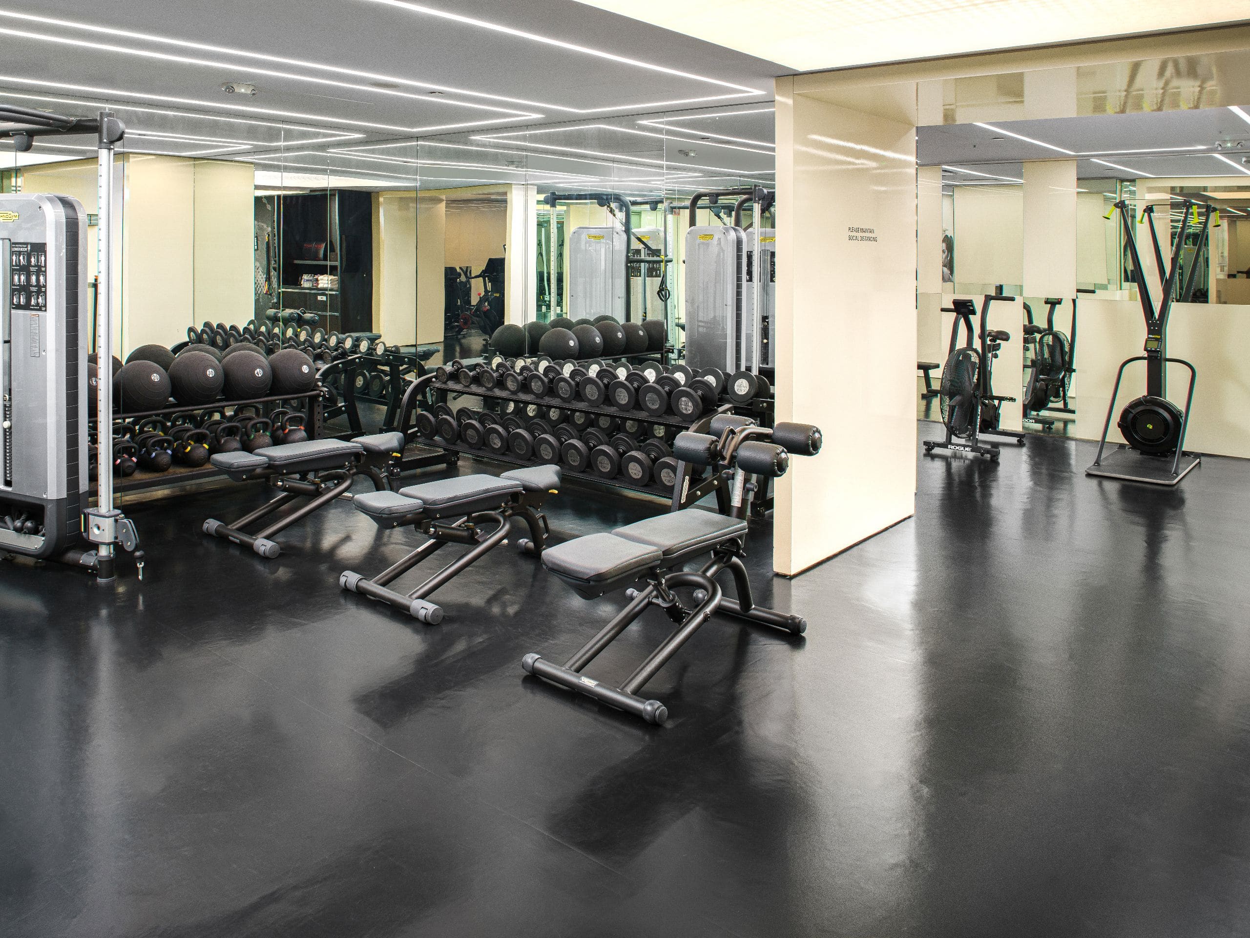 Andaz 5th Avenue Fitness Center Benches