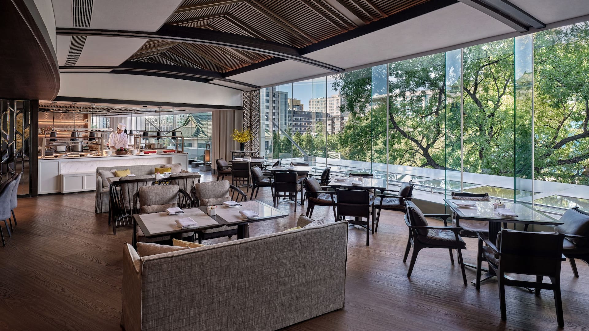 Grand Hyatt Beijing Balcony Scenery